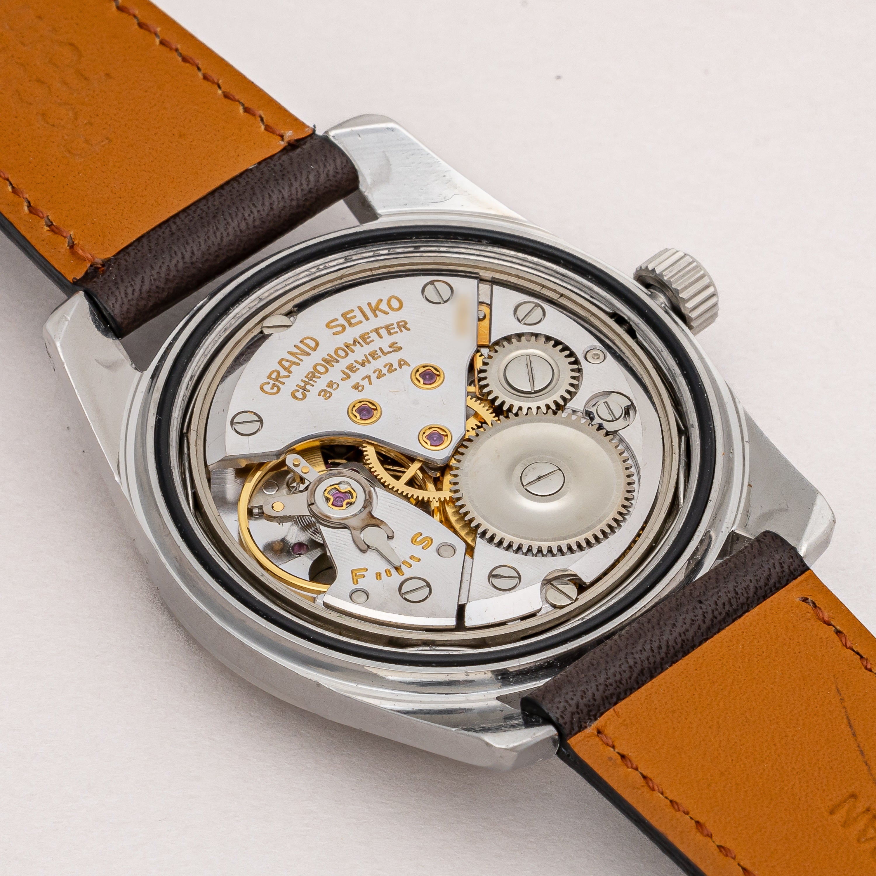 グランドセイコー セルフデーター 2nd前期 1965年製 Ref.5722-9990 57GS クロノメーター ライオンメダル