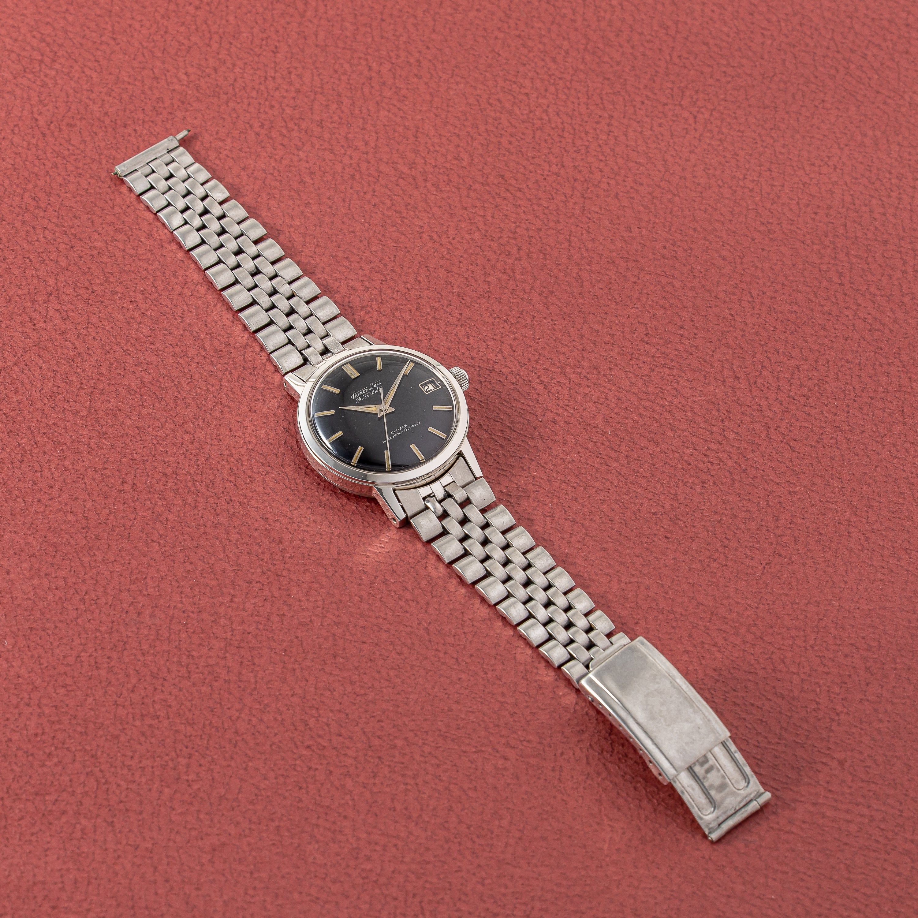 シチズン ホーマーデイト 1962年製 Ref.HD5130801 ブラックダイヤル 箱付き