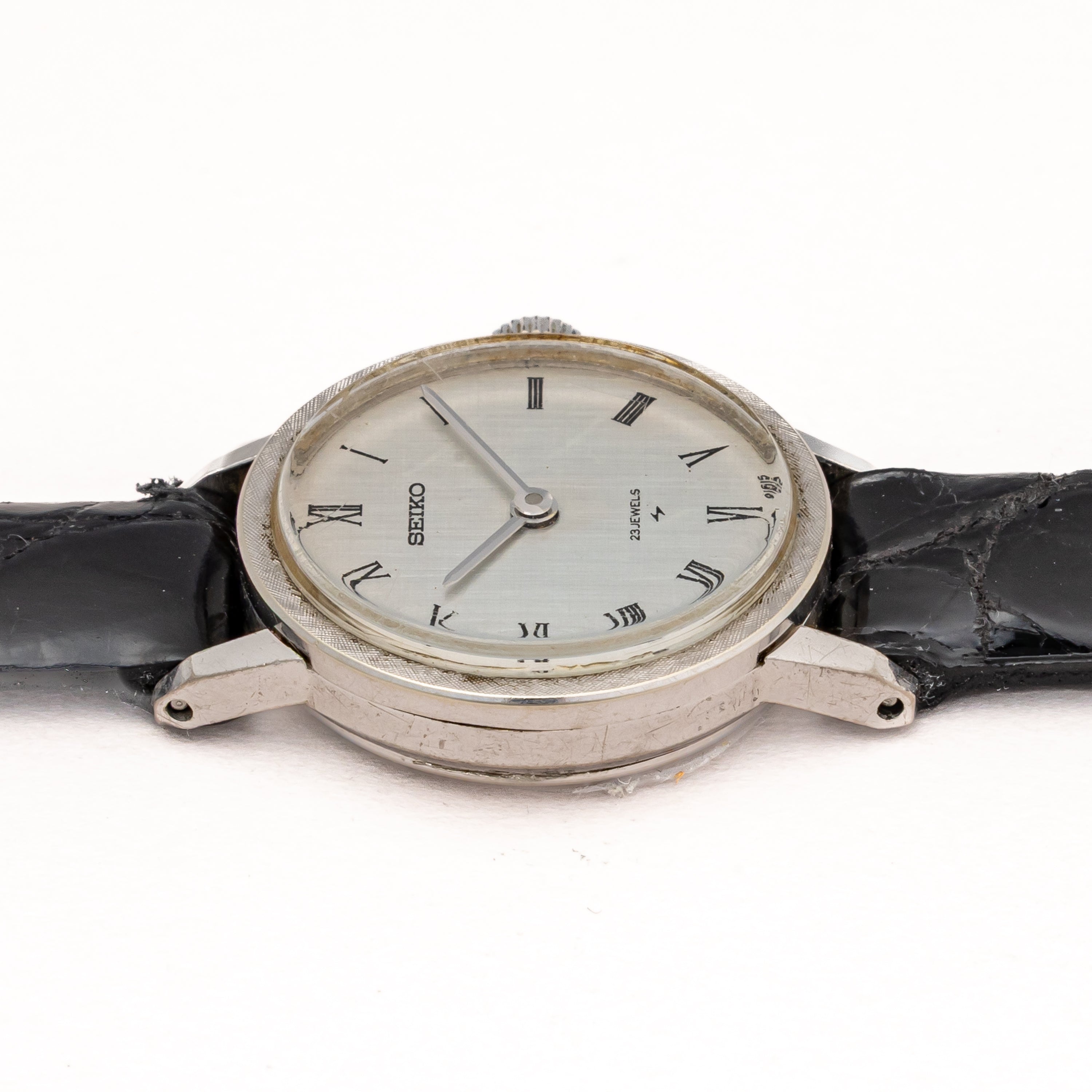 セイコー レディース 1967年製 Ref.2519-0152 ラウンドケース 14金無垢ホワイトゴールド 手巻き