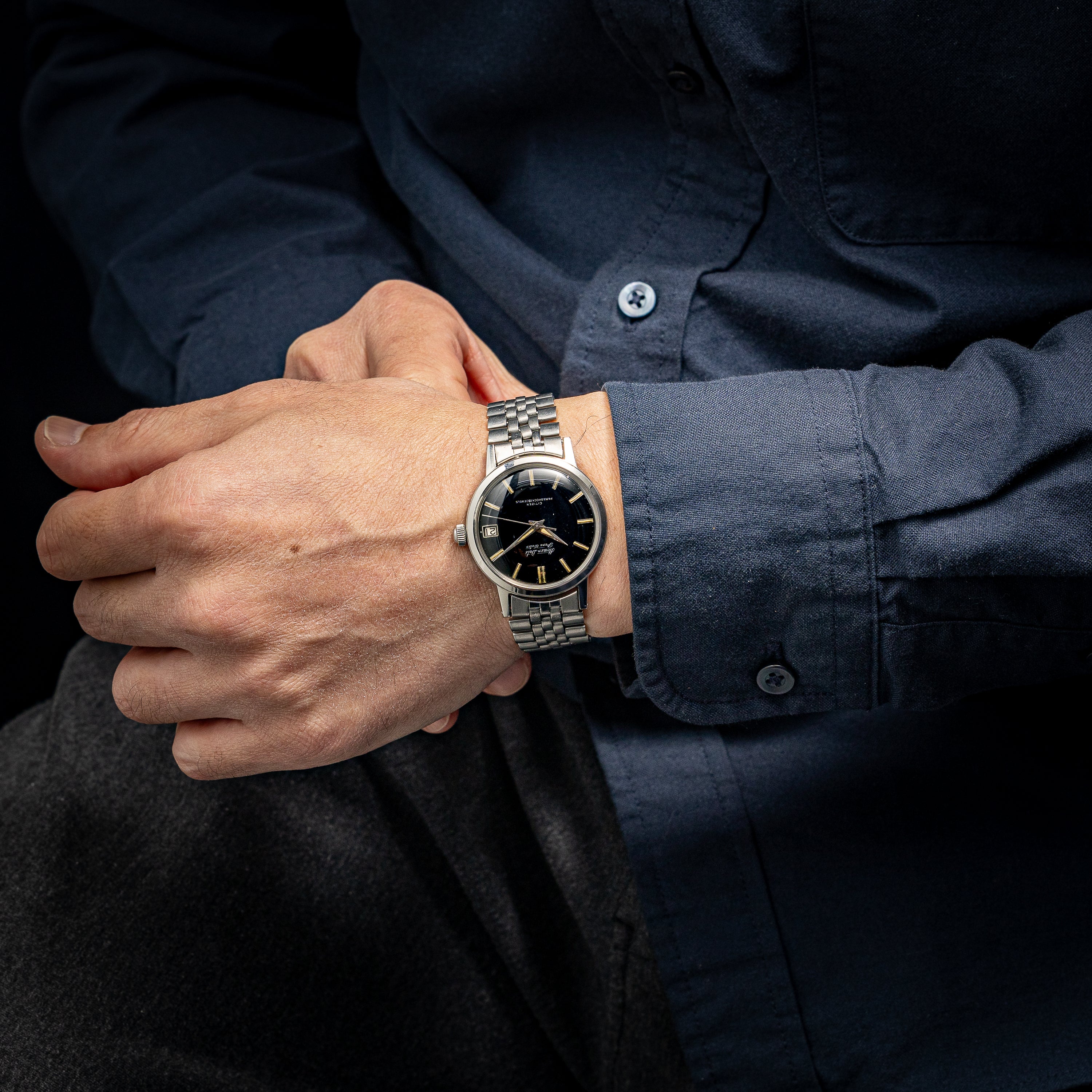 シチズン ホーマーデイト 1962年製 Ref.HD5130801 ブラックダイヤル 箱付き