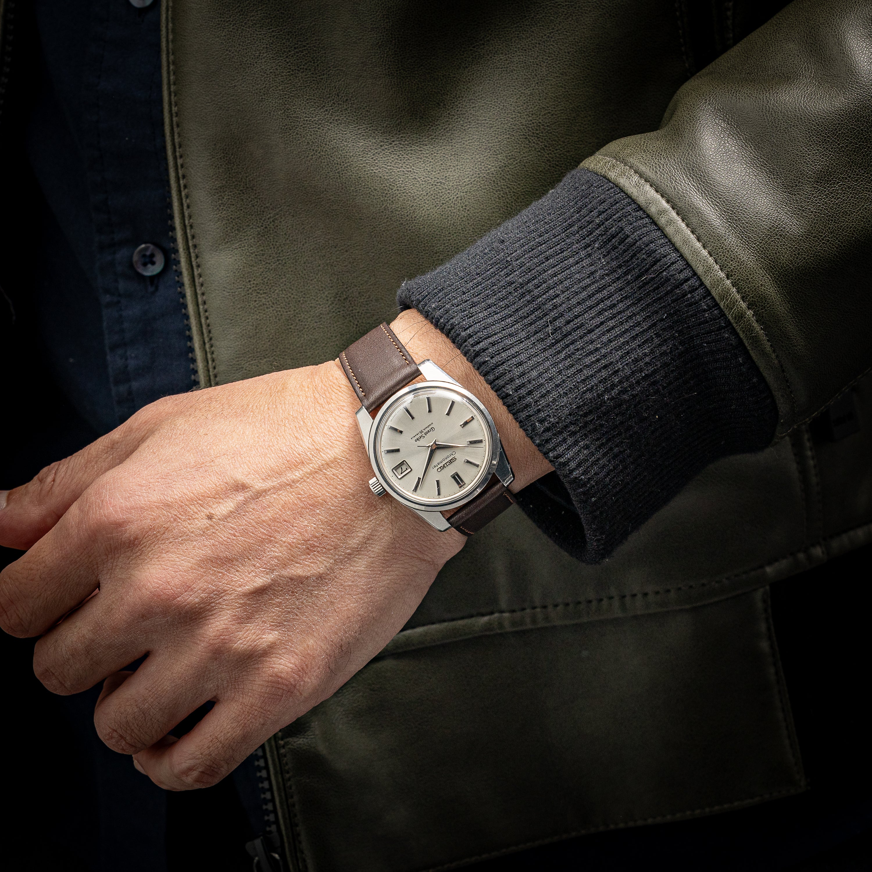 グランドセイコー セルフデーター 2nd前期 1965年製 Ref.5722-9990 57GS クロノメーター ライオンメダル