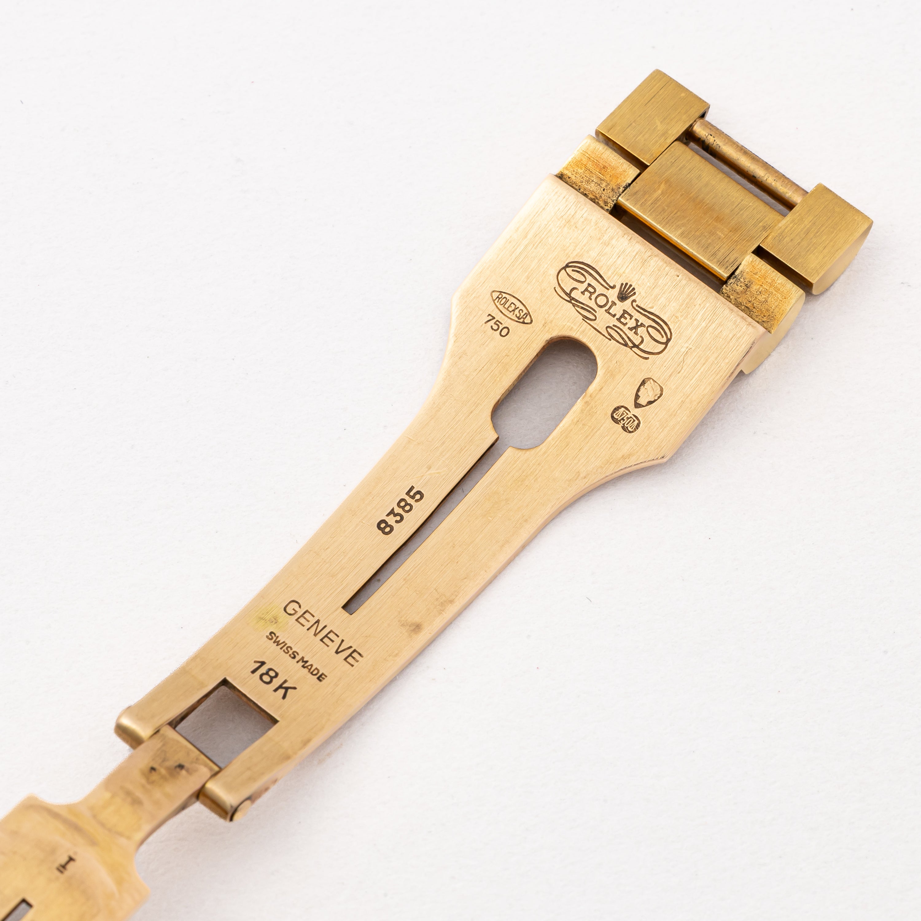 ロレックス デイデイト 1985年製 18金無垢シャンパンダイヤル Ref.18038 純正ブレス 箱ギャラ付