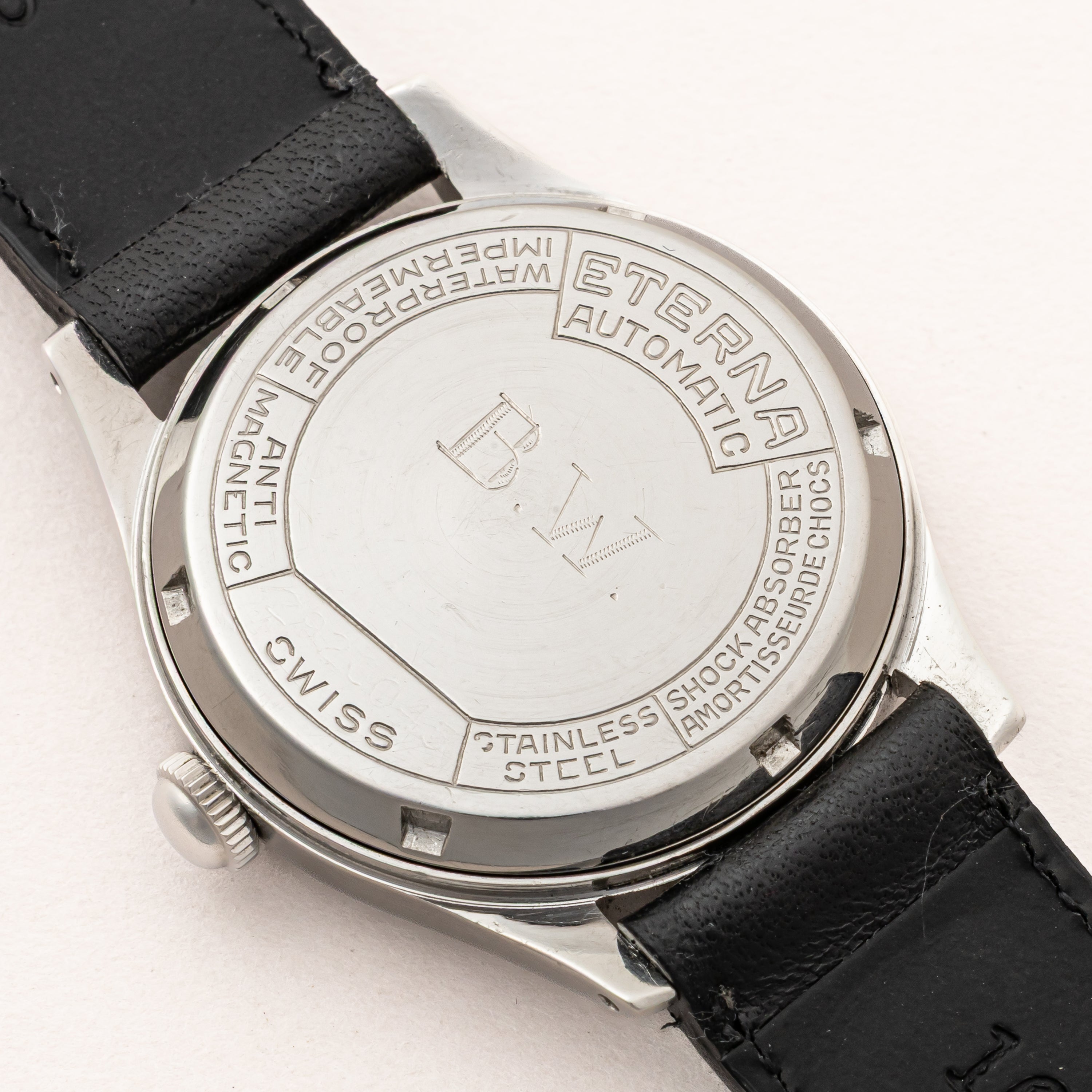 エテルナ ハーフローター ブラック 全アラビアダイヤル 1940年代