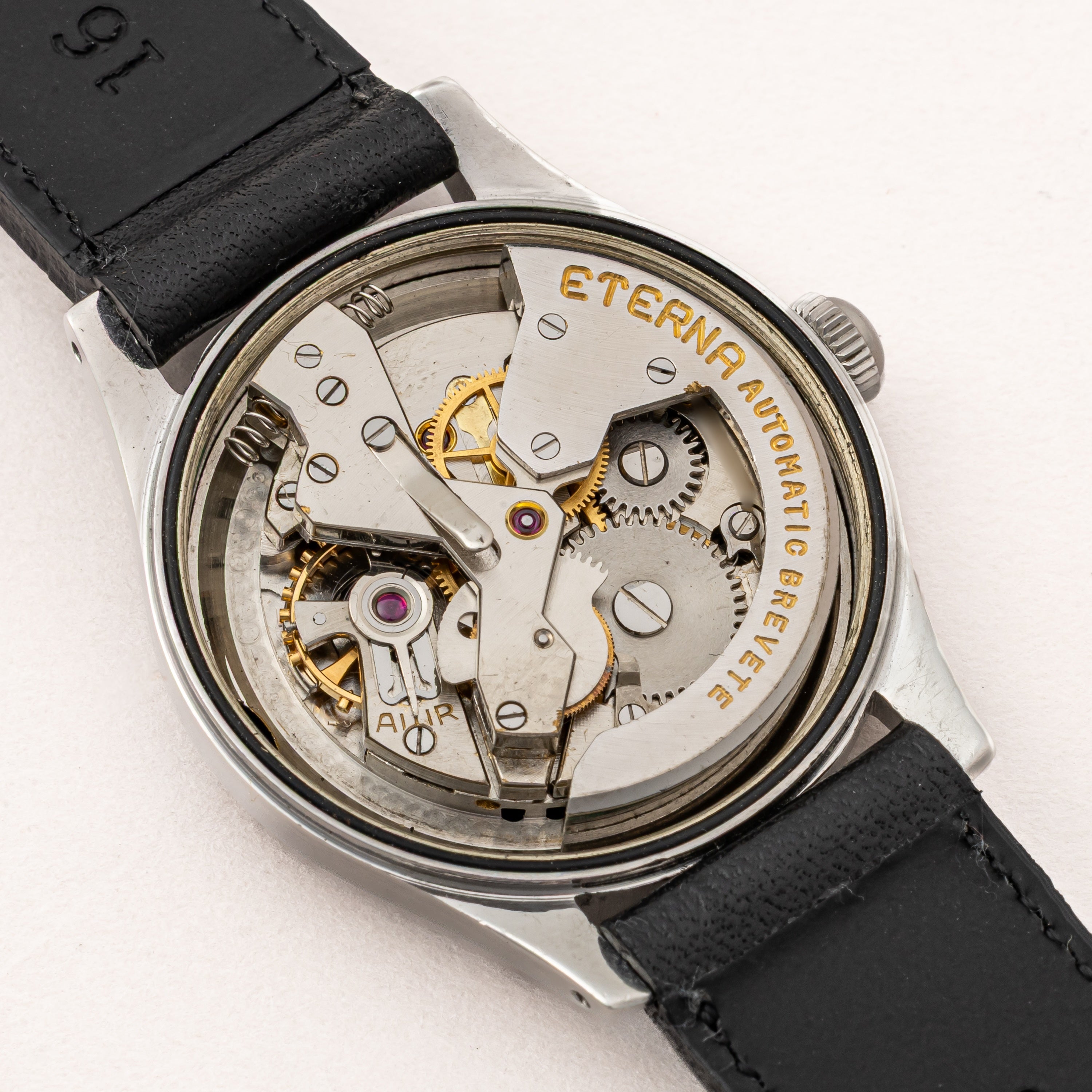 エテルナ ハーフローター ブラック 全アラビアダイヤル 1940年代