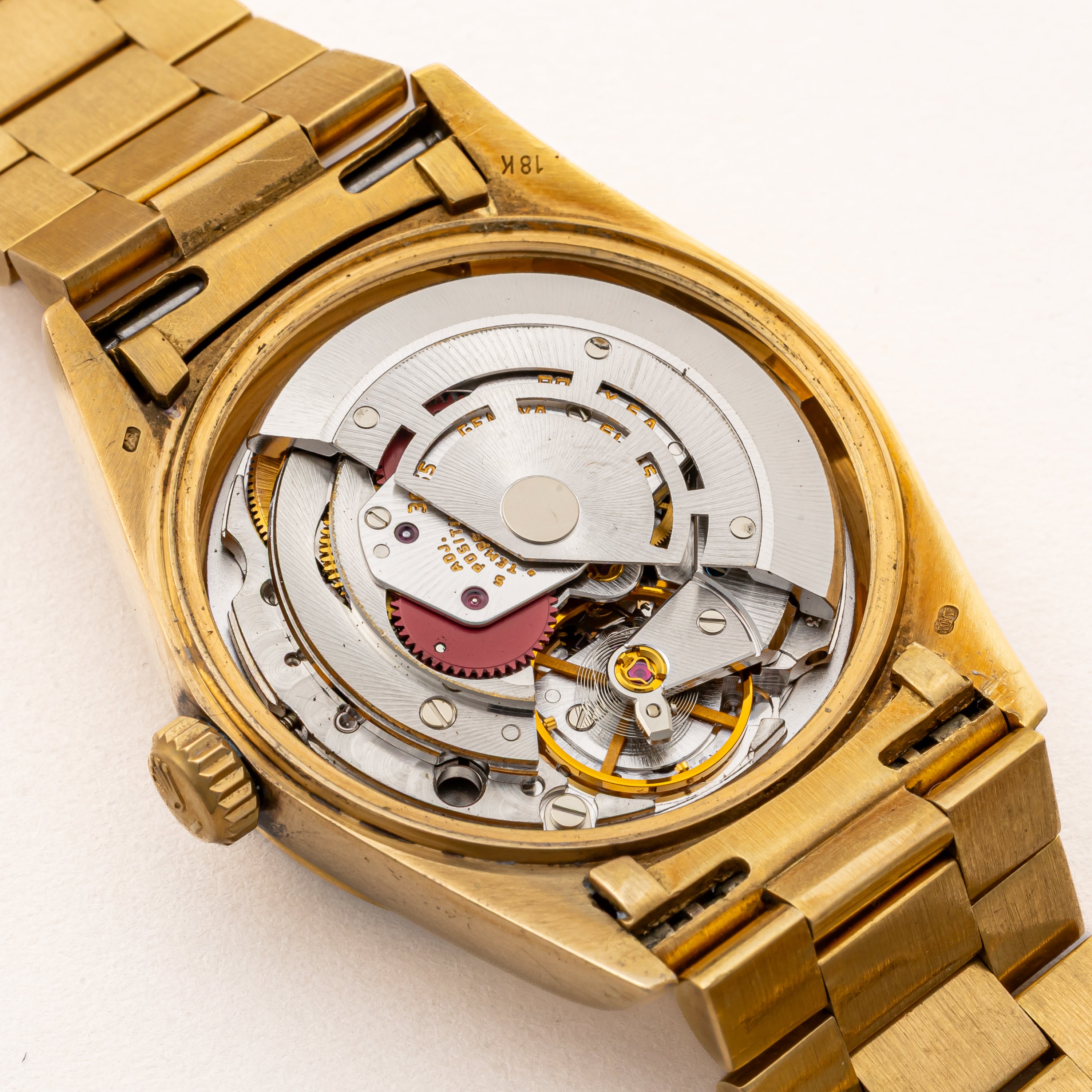 ロレックス デイデイト 1985年製 18金無垢シャンパンダイヤル Ref.18038 純正ブレス 箱ギャラ付