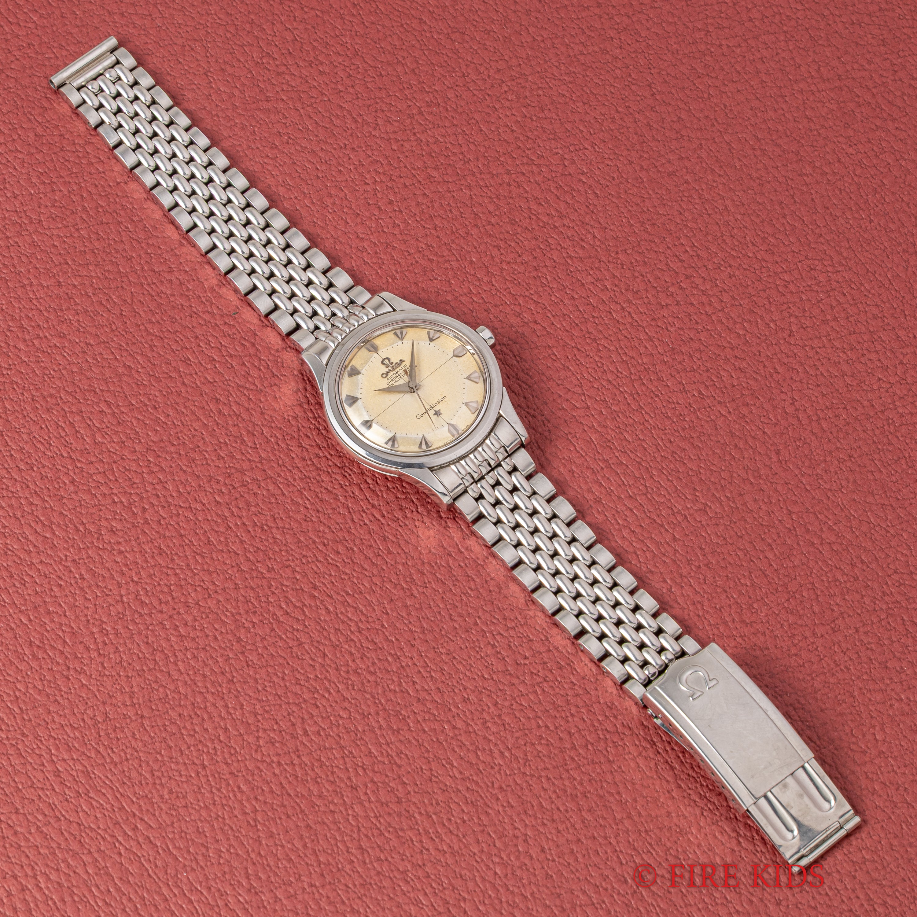 オメガ コンステレーション 12角 1958年製 ハートインデックス 全回転ローター自動巻き Cal.505