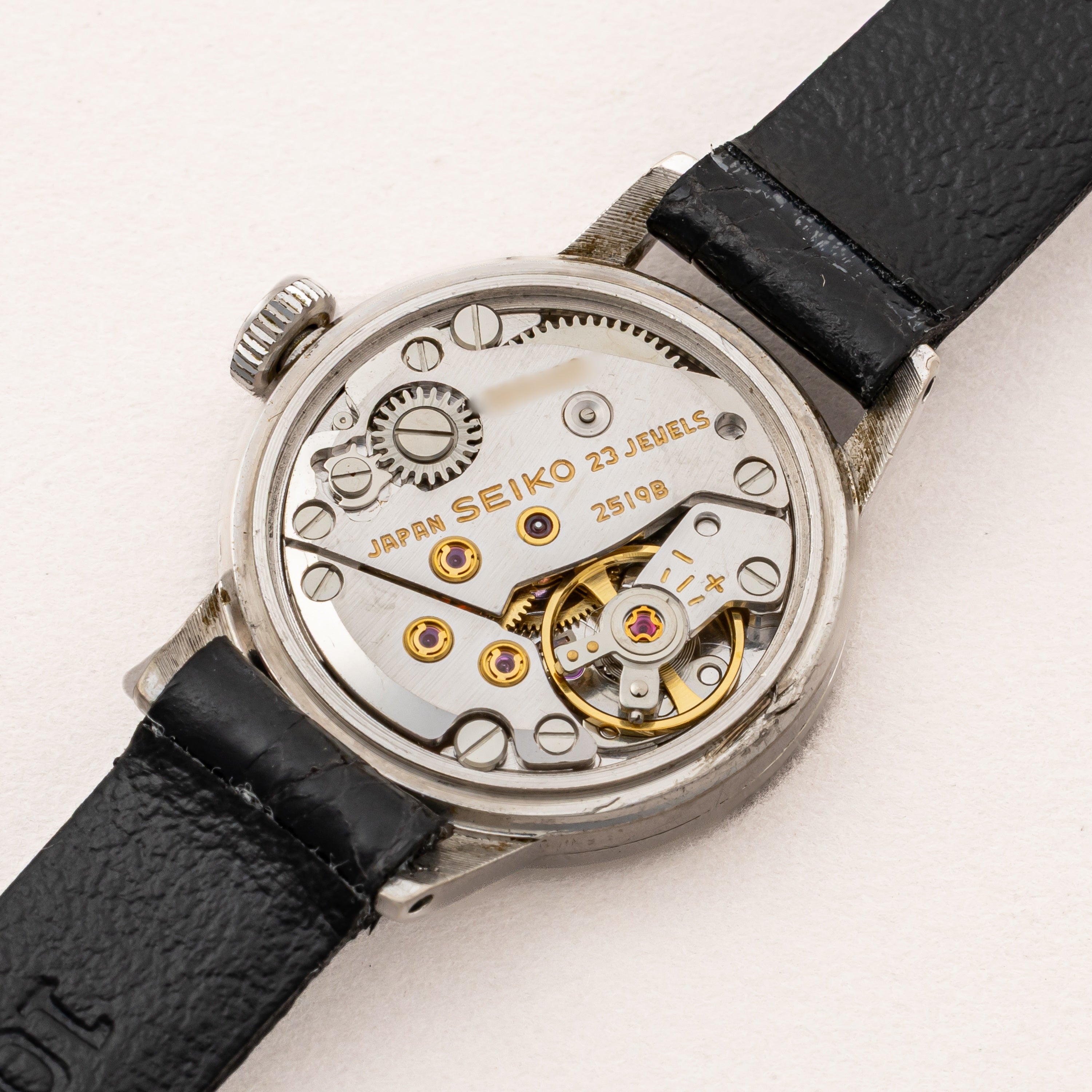 セイコー レディース 1967年製 Ref.2519-0152 ラウンドケース 14金無垢ホワイトゴールド 手巻き