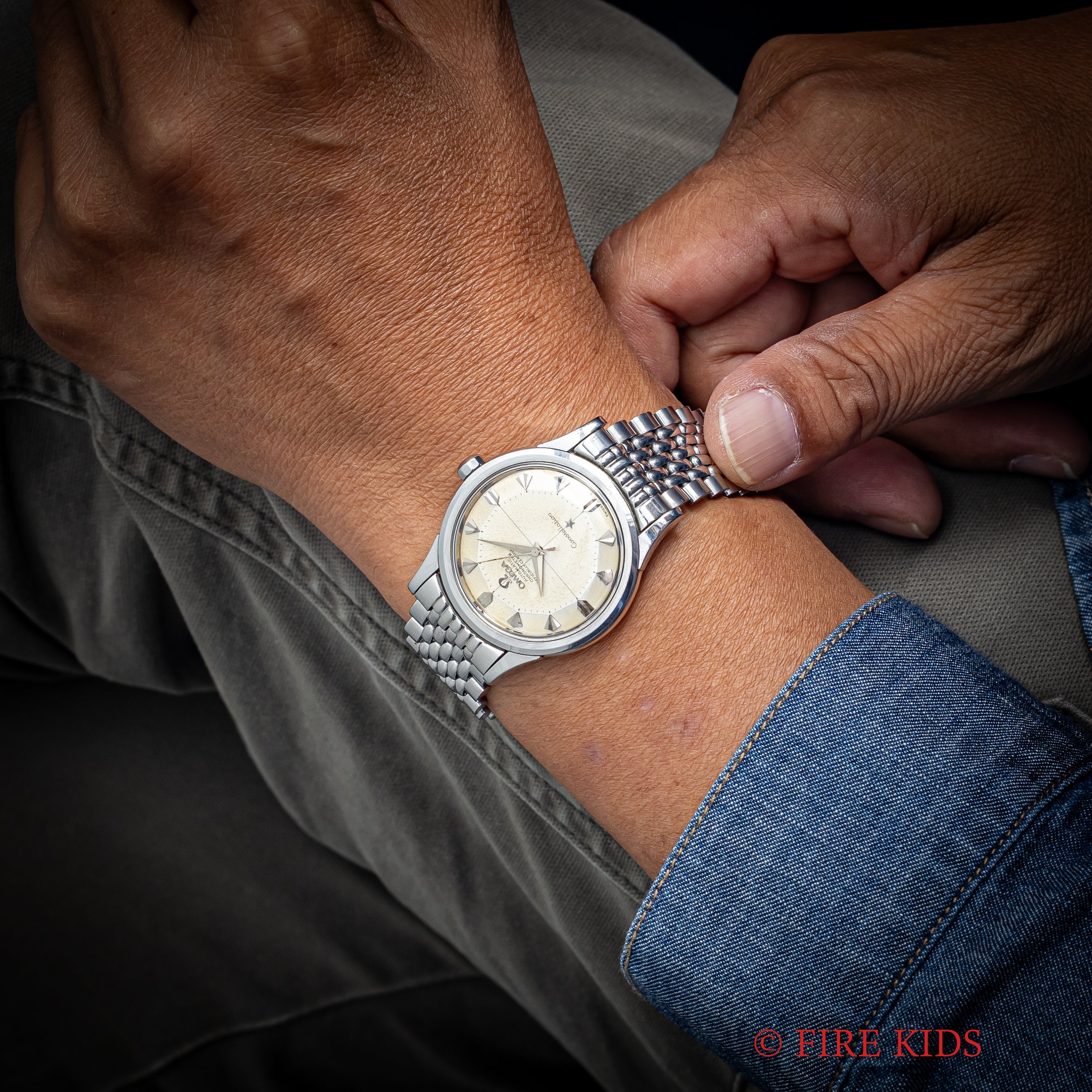 オメガ コンステレーション 12角 1958年製 ハートインデックス 全回転ローター自動巻き Cal.505