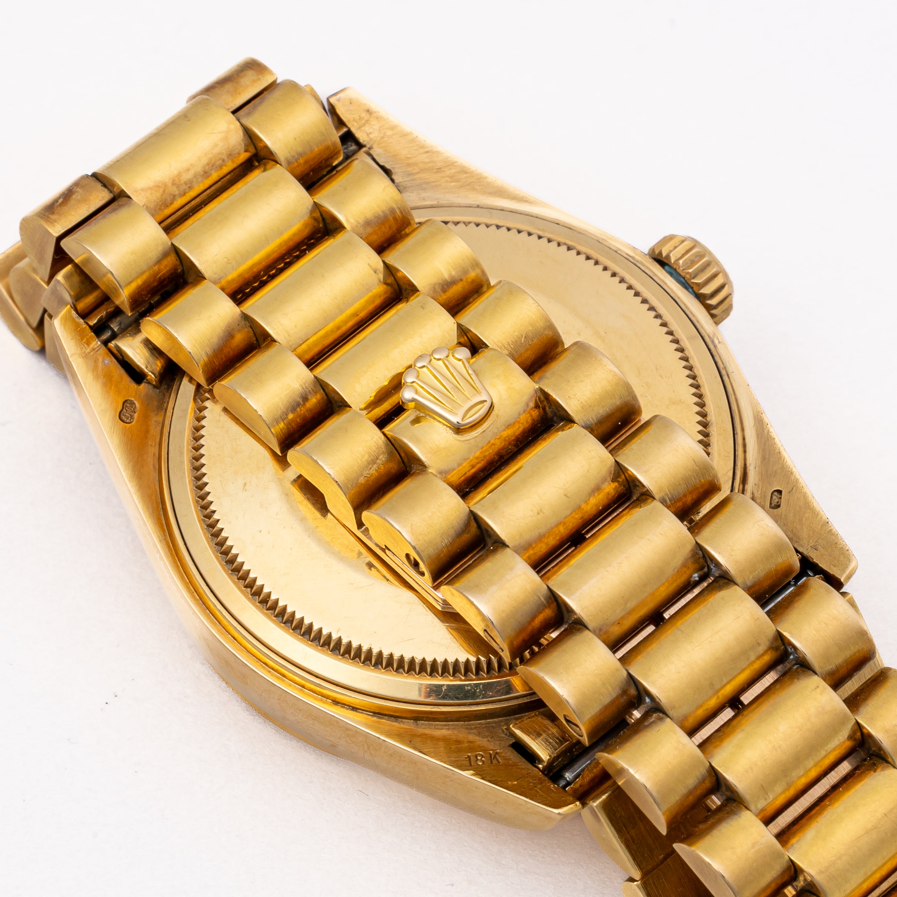 ロレックス デイデイト 1985年製 18金無垢シャンパンダイヤル Ref.18038 純正ブレス 箱ギャラ付