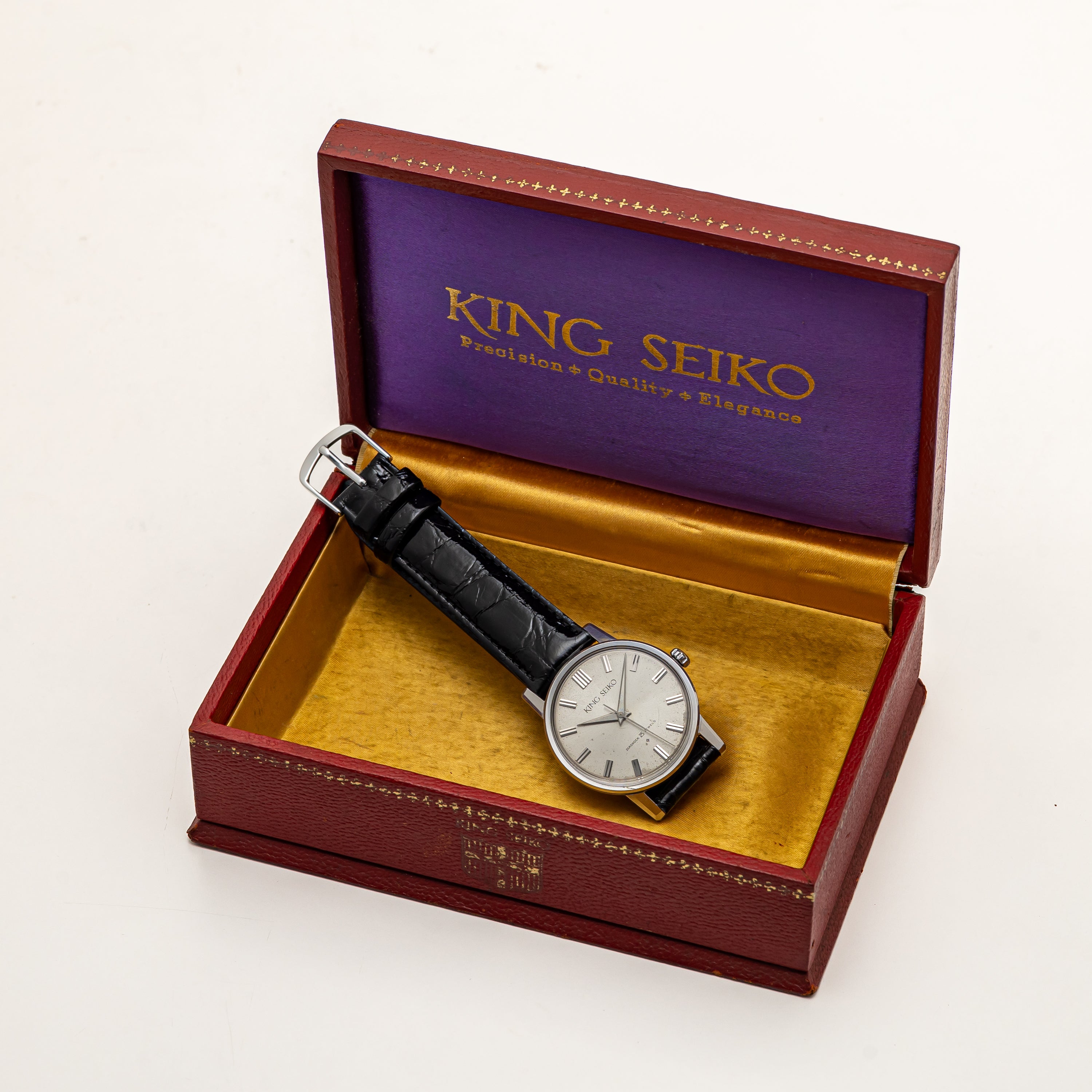 キングセイコーファーストモデル SDダイヤル 1962年製 ステンレスケース Ref.J14102E 箱付き