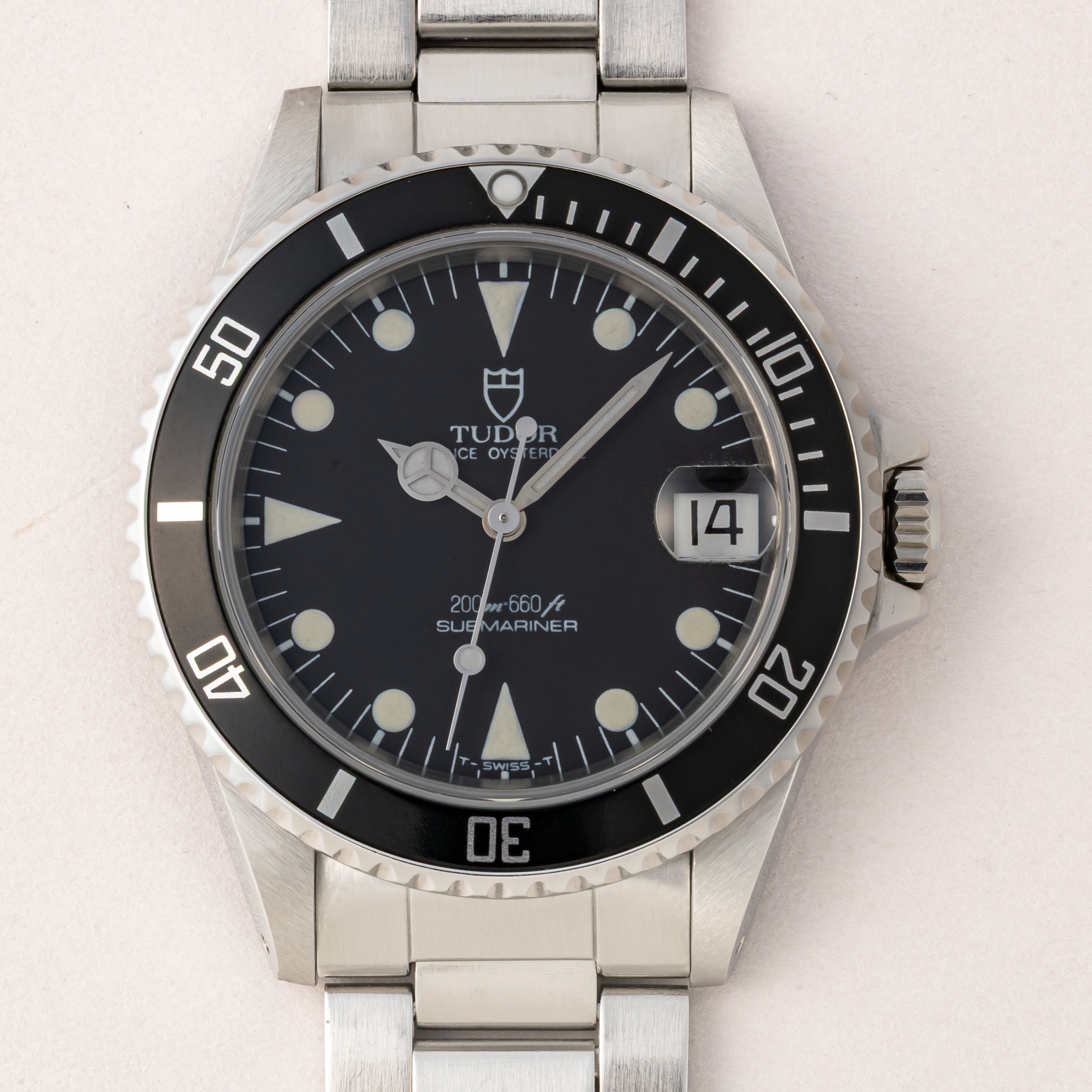 チューダー サブマリーナー 36㎜ミッドサイズ 1990年製 Ref.75090 王冠リューズ