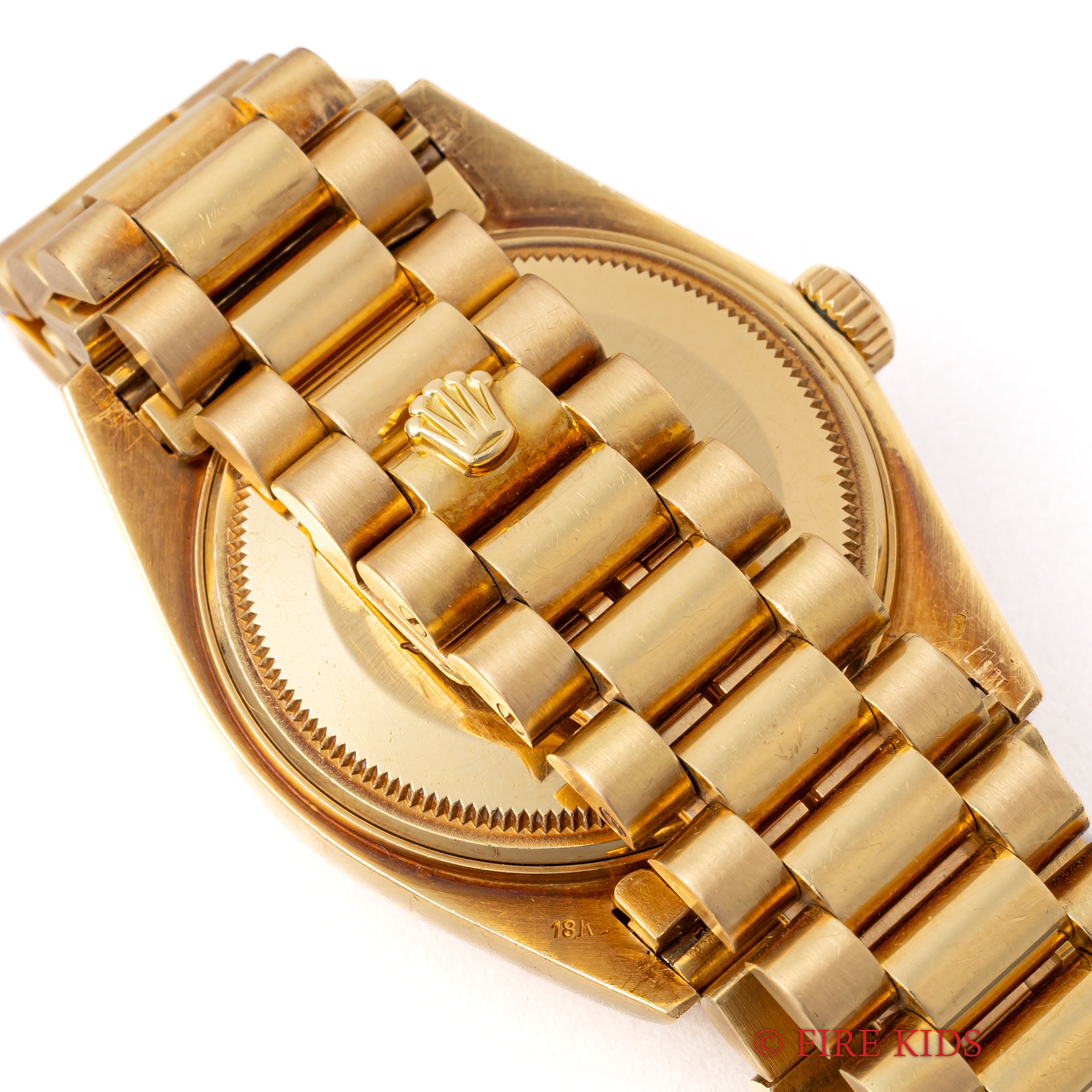 ロレックス デイデイト スペイン語 1972年製 Ref.1803 18金無垢 シャンパンダイヤル 純正プレジデントブレス付