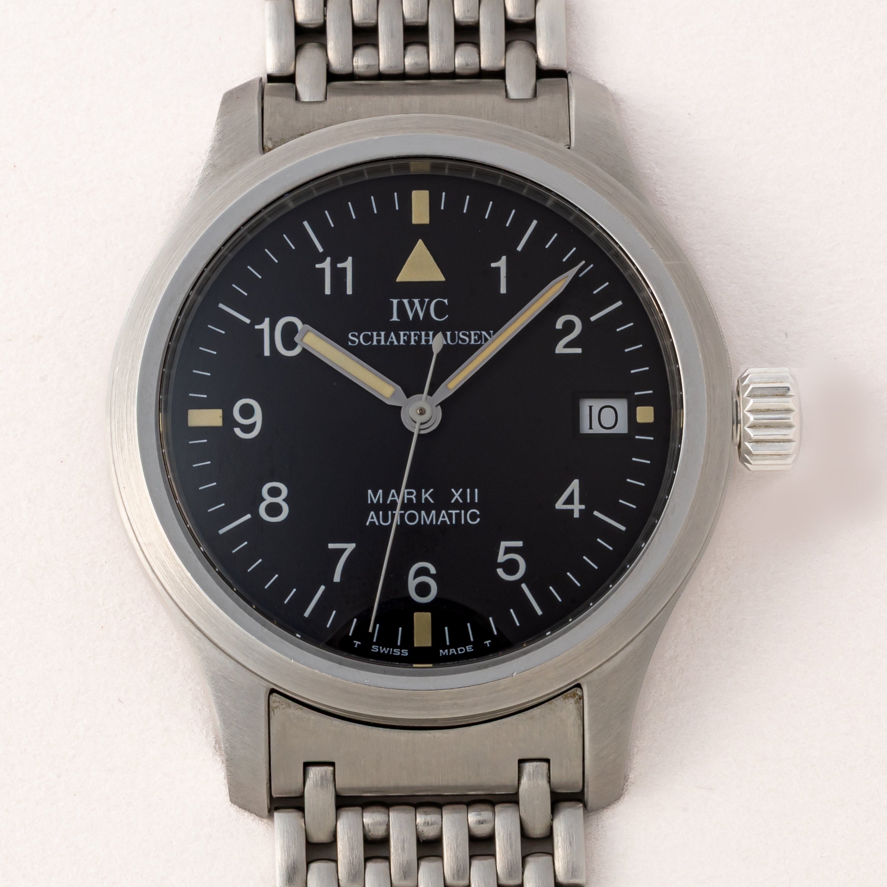 IWC マーク12 1999年製 Cal.884/2 Ref.3241 自動巻き 純正ブレス ギャランティカード付き