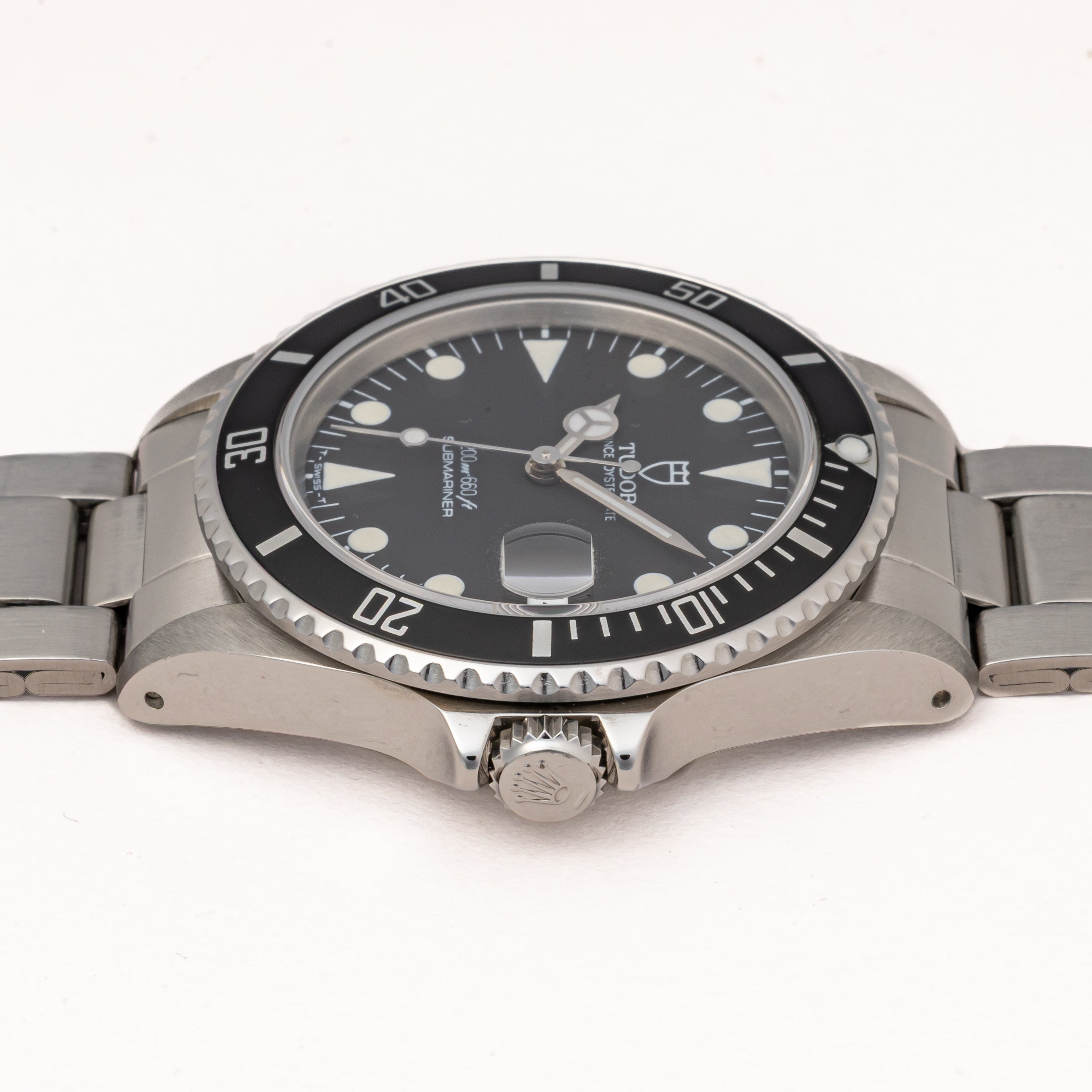 チューダー サブマリーナー 36㎜ミッドサイズ 1990年製 Ref.75090 王冠リューズ