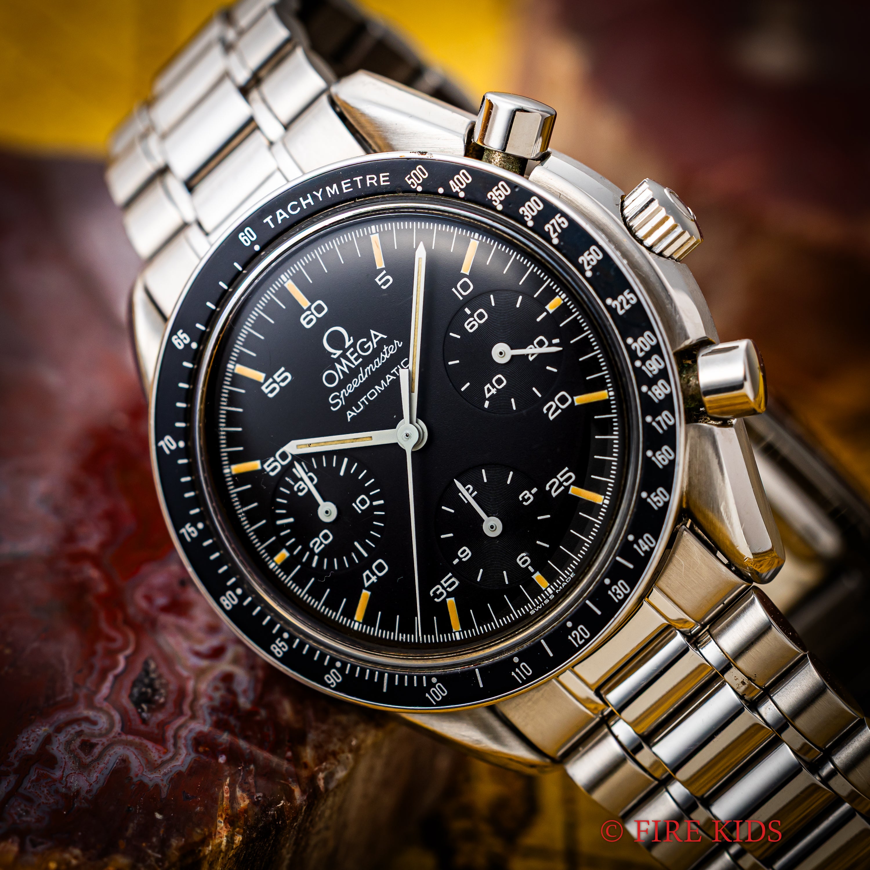 オメガ スピードマスター オートマチック 1989年製 Ref.3510.50 裏蓋保護シール付き