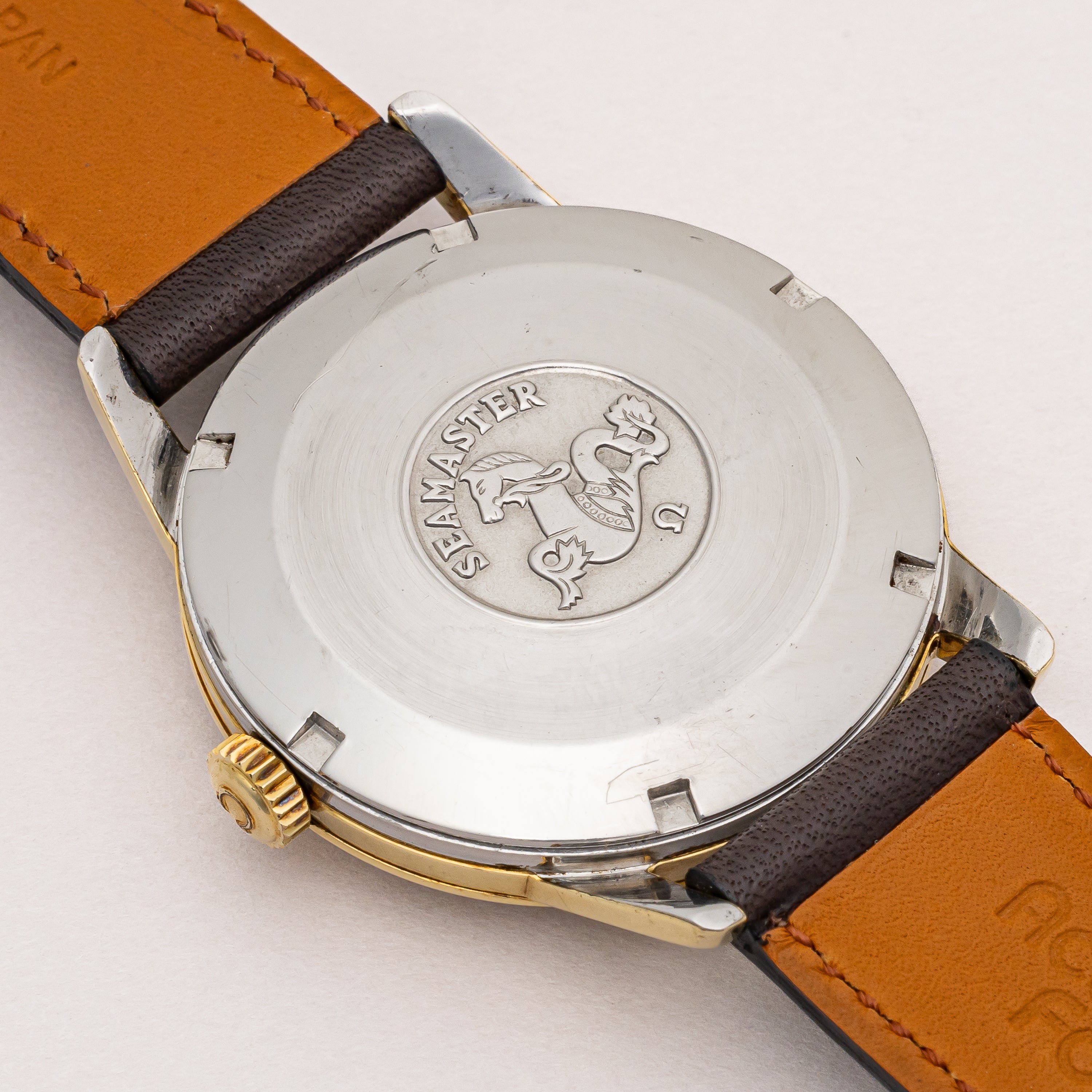 オメガ 30mmキャリバー 1961年製 手巻きCal.285 Ref.14390-5SC トップゴールドケース