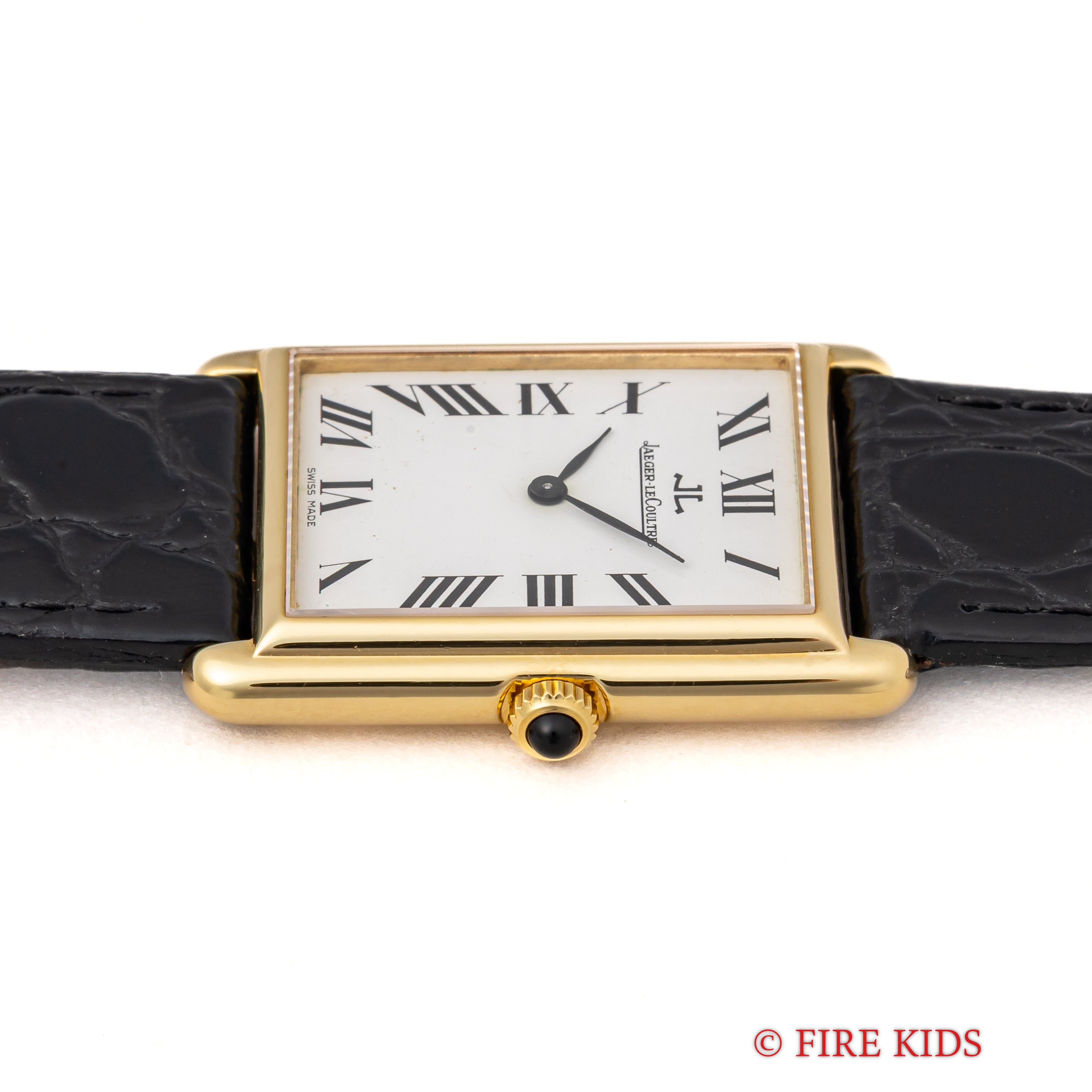 ジャガー・ルクルト 18金無垢イエローゴールド タンク型ケース 1970年代製 手巻き Cal.846