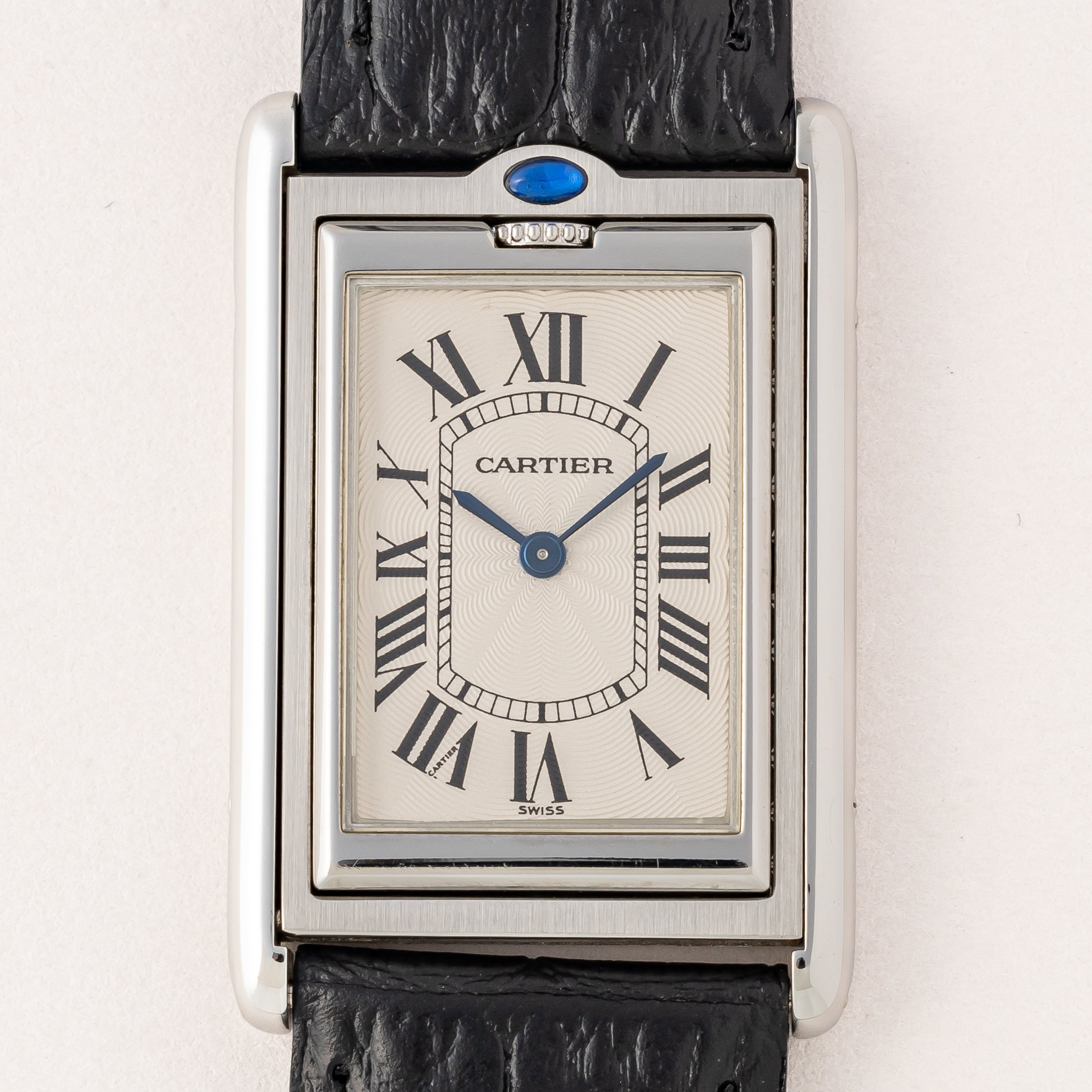 カルティエ タンク バスキュラント 1990年代製 Ref.W1011358 LMサイズ 純正尾錠付き