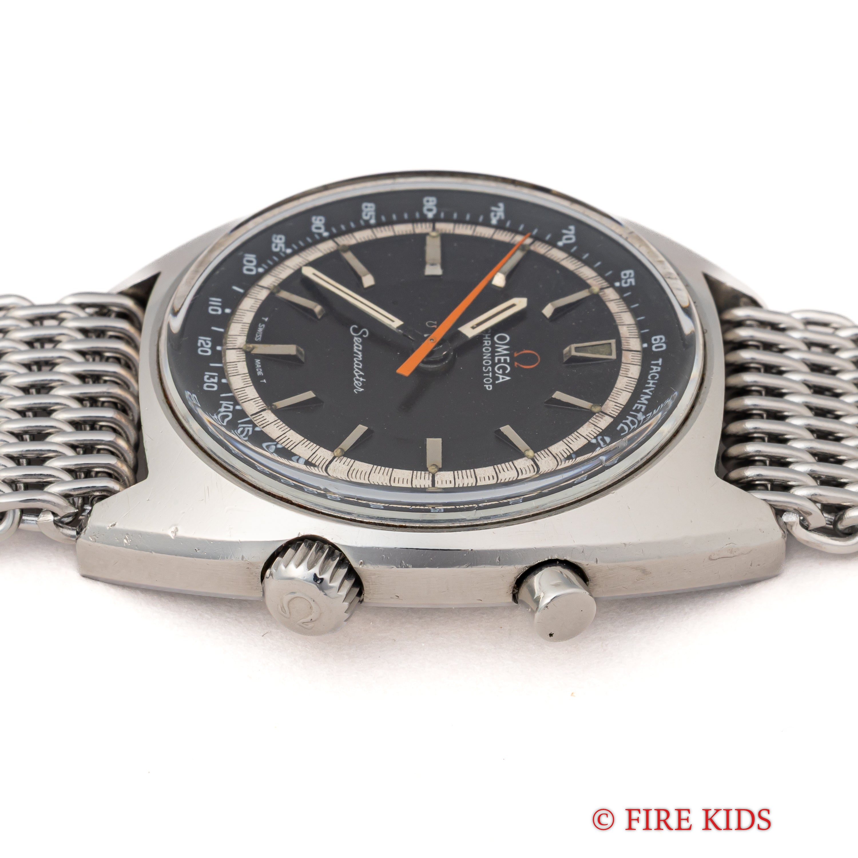 オメガ クロノストップ 1968年製 Ref.145.007 手巻き Cal.865 社外メッシュブレス