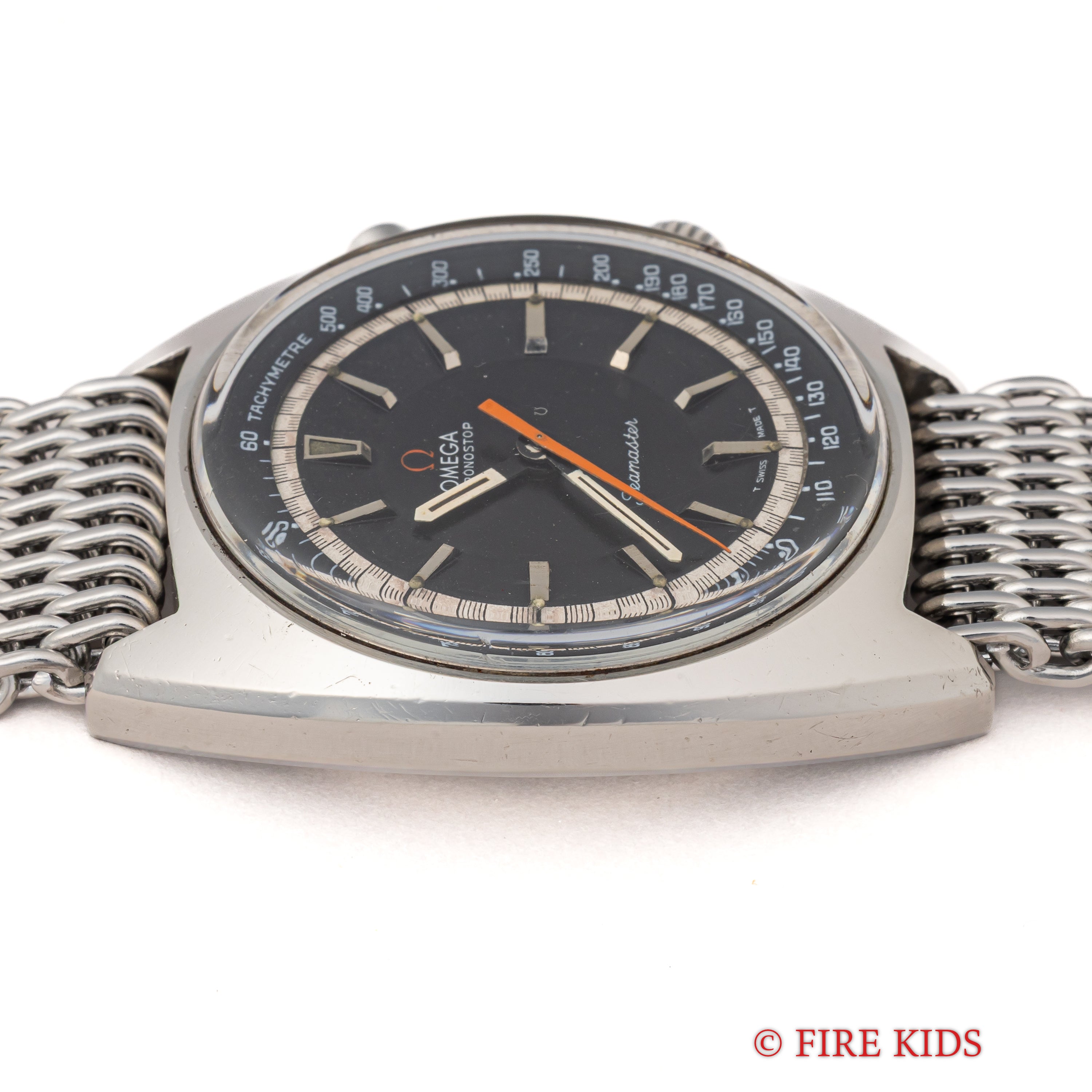 オメガ クロノストップ 1968年製 Ref.145.007 手巻き Cal.865 社外メッシュブレス