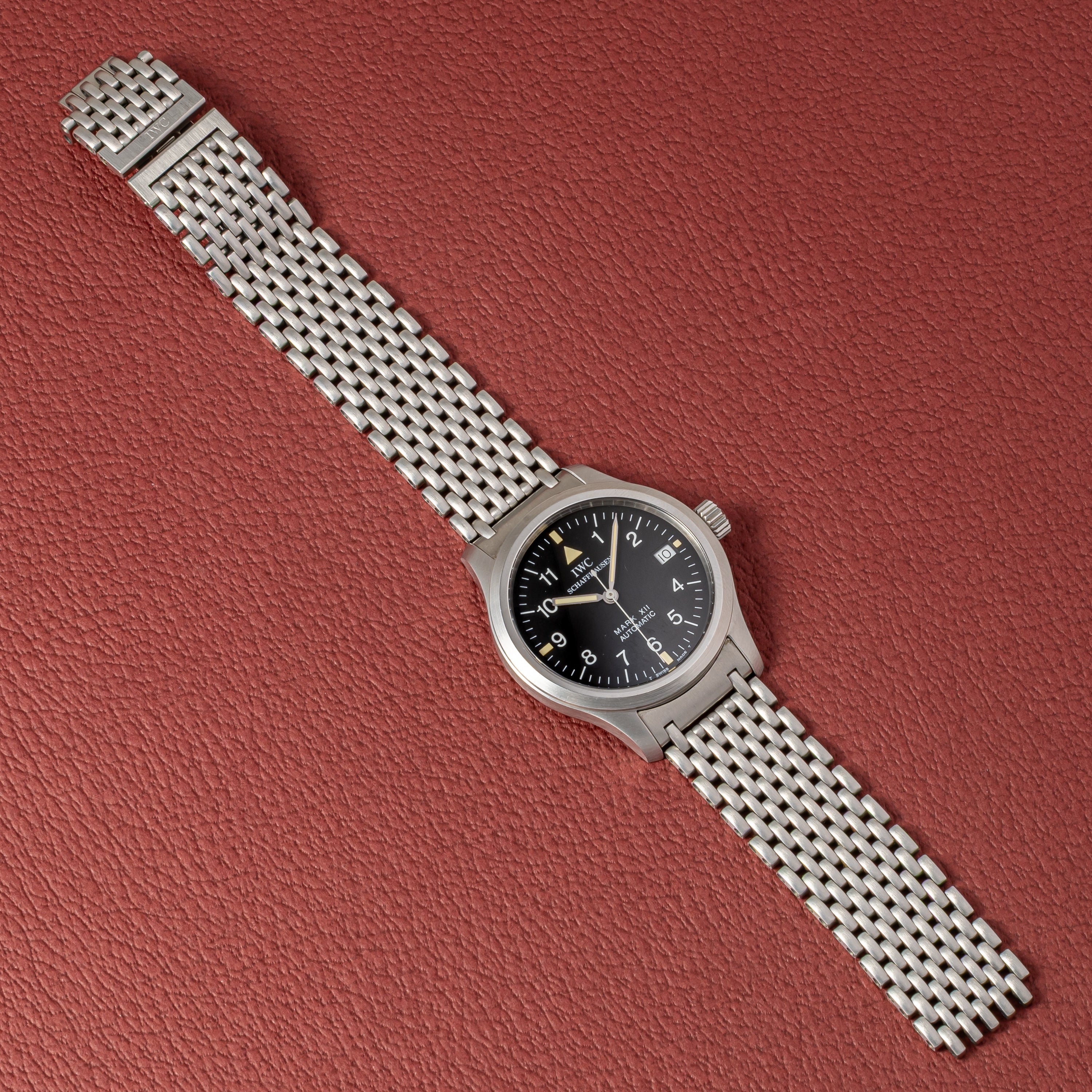 IWC マーク12 1999年製 Cal.884/2 Ref.3241 自動巻き 純正ブレス ギャランティカード付き