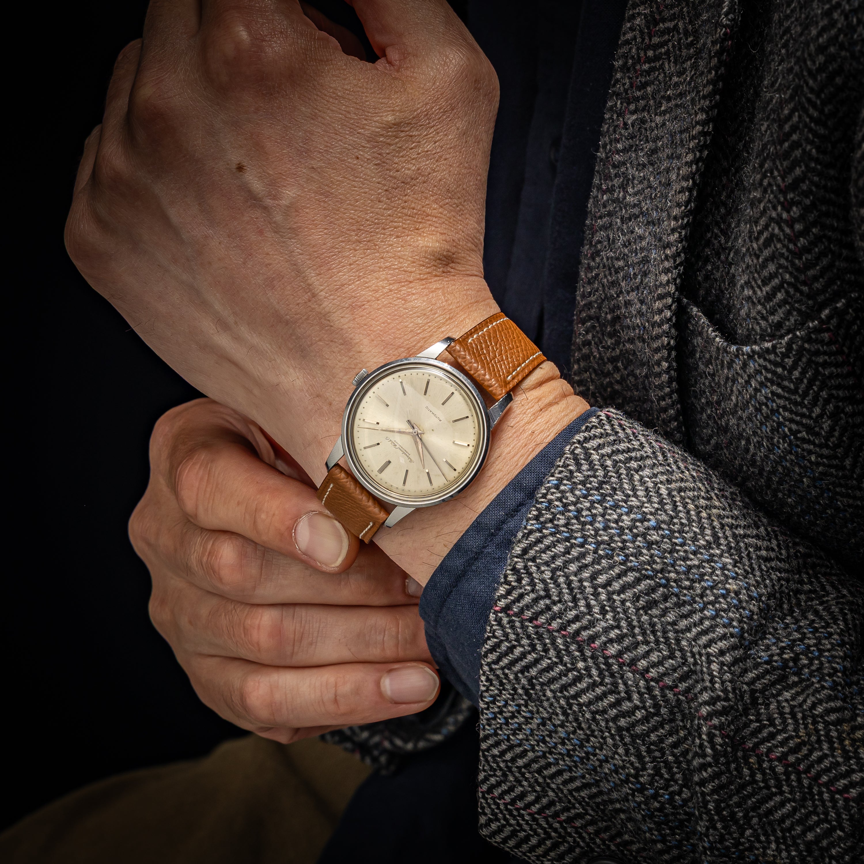 IWC ペラトン式自動巻36㎜ジャンボケース 1963年製 Cal.853 お魚リューズ