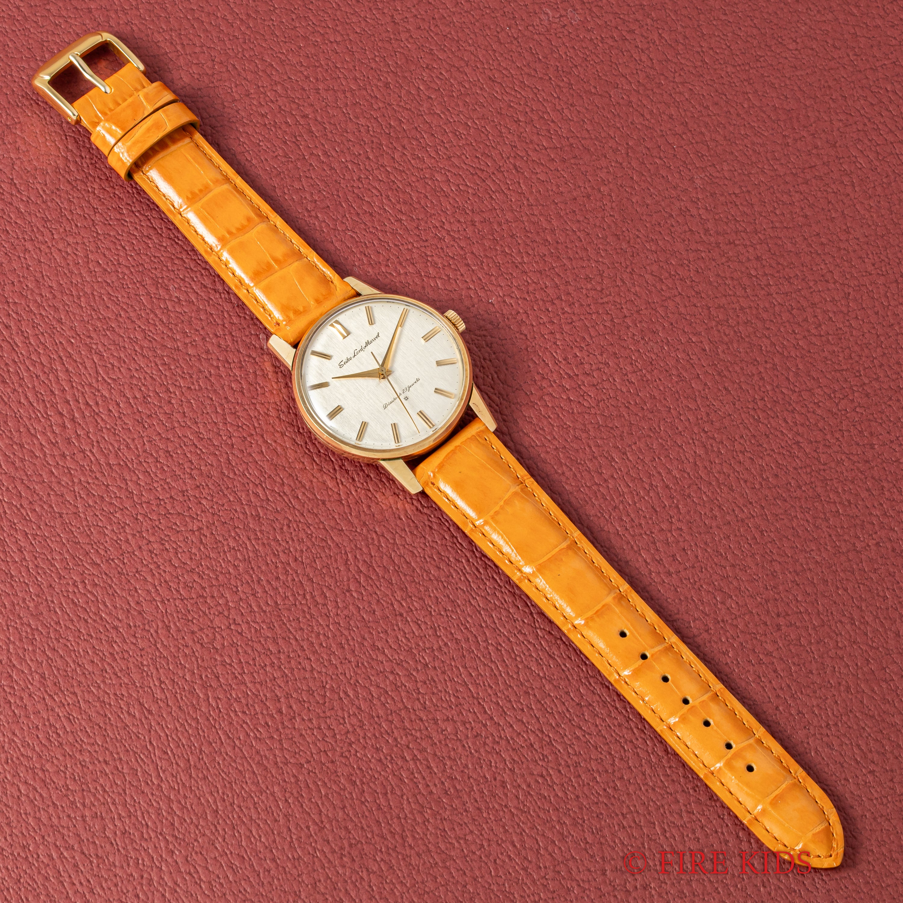 セイコー ロードマーベル 1963年製 SDダイヤル 14金張り 手巻き Ref.15027