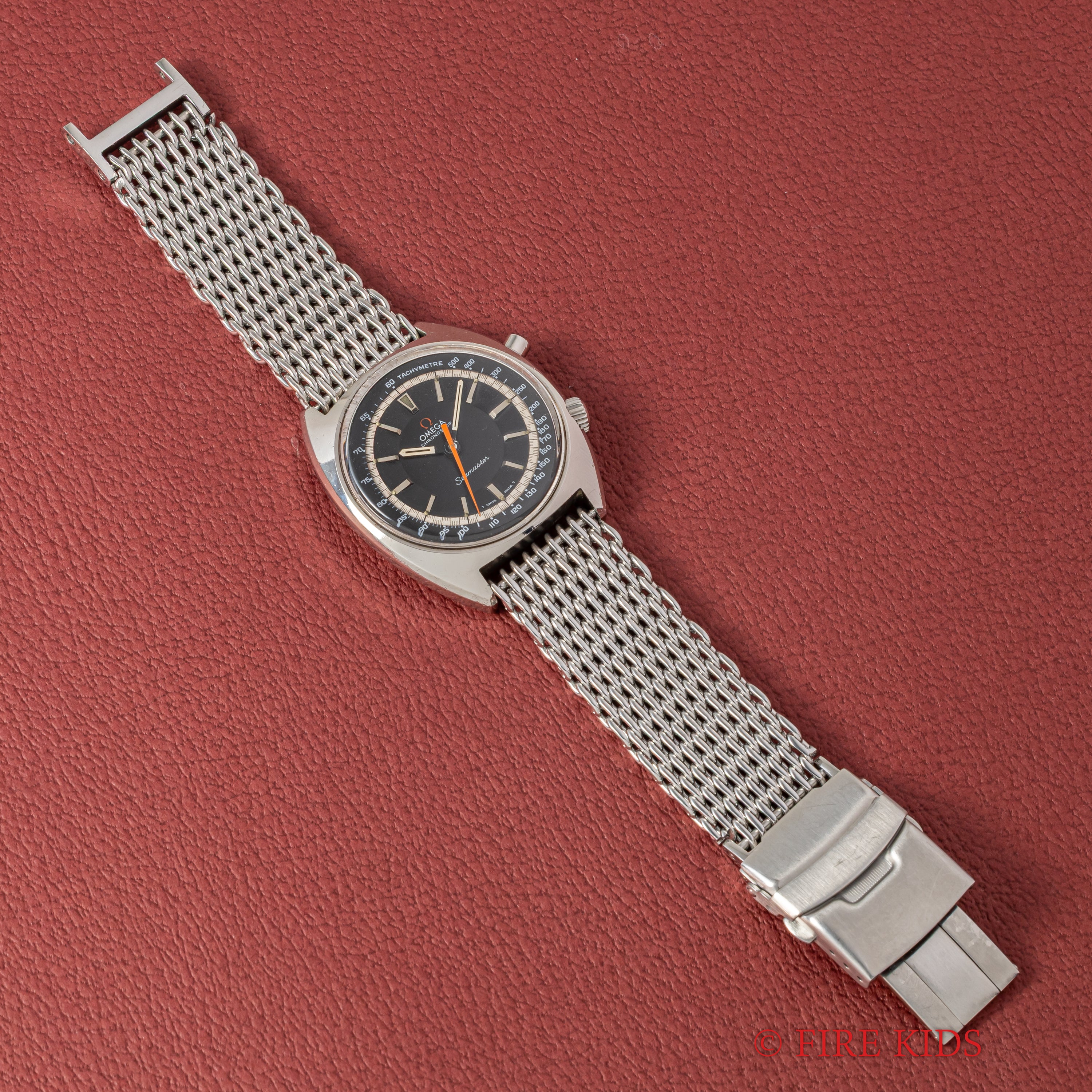 オメガ クロノストップ 1968年製 Ref.145.007 手巻き Cal.865 社外メッシュブレス