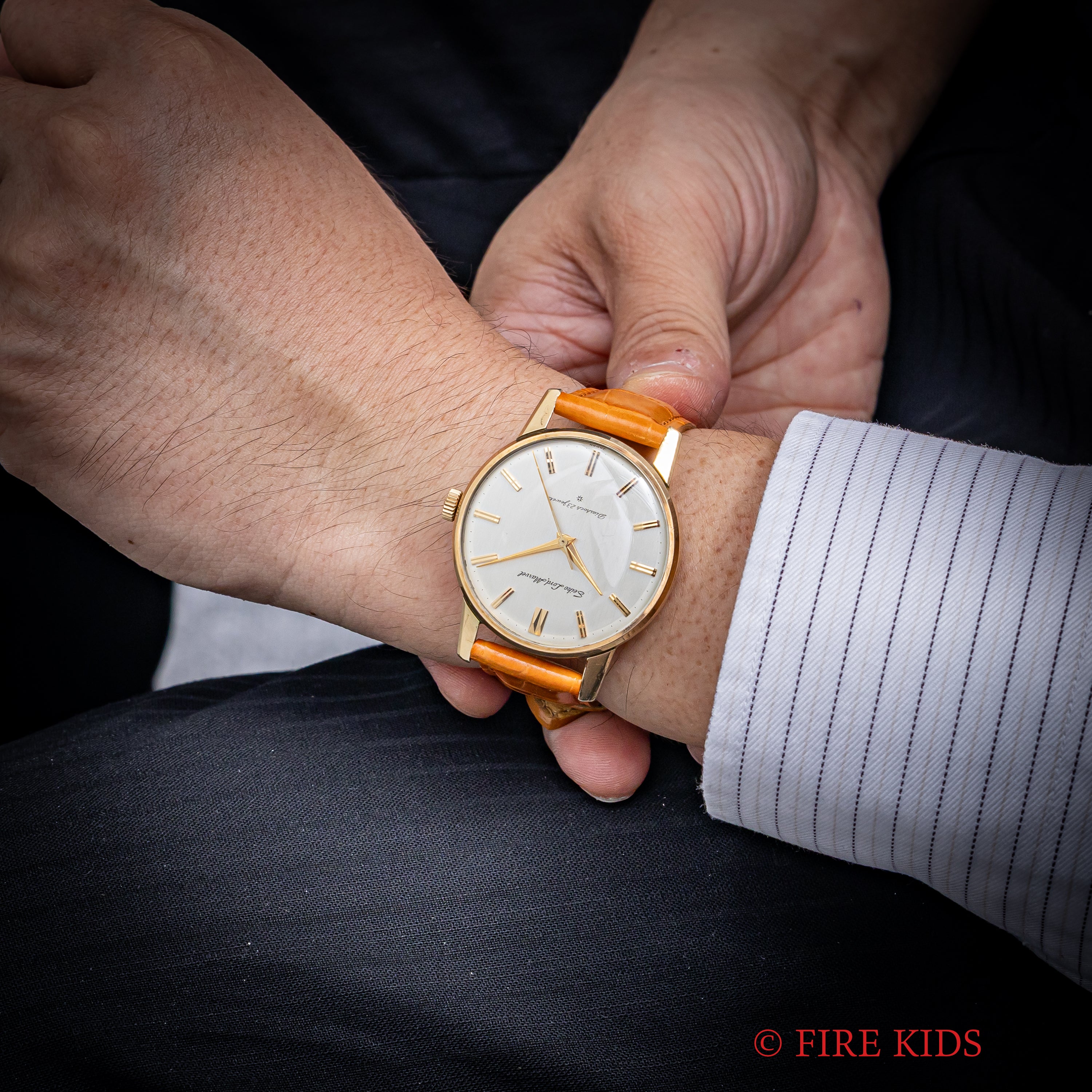 セイコー ロードマーベル 1963年製 SDダイヤル 14金張り 手巻き Ref.15027