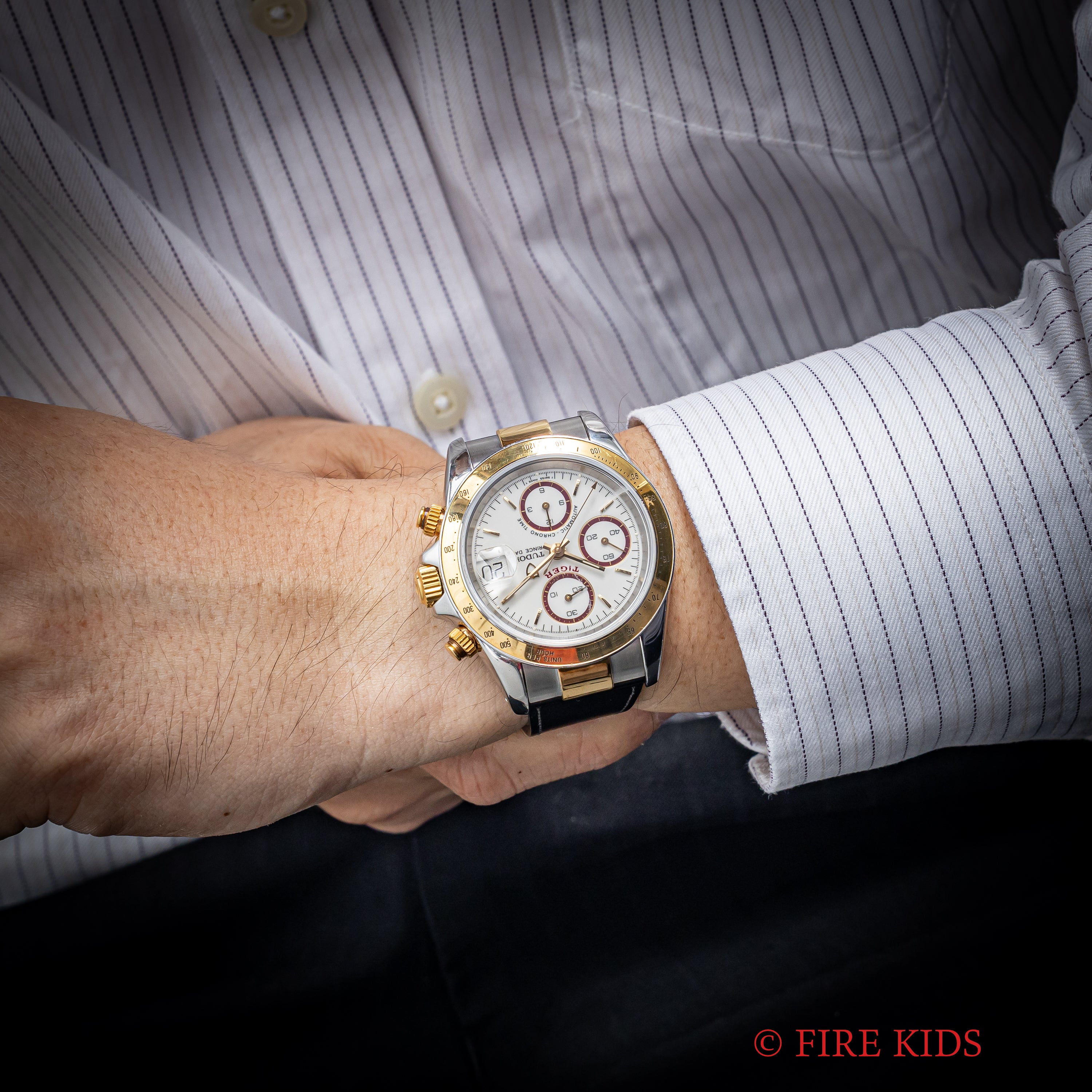 チューダー クロノタイムコンビ 1999年製 Ref.79263P 自動巻 純正Dバックル付き