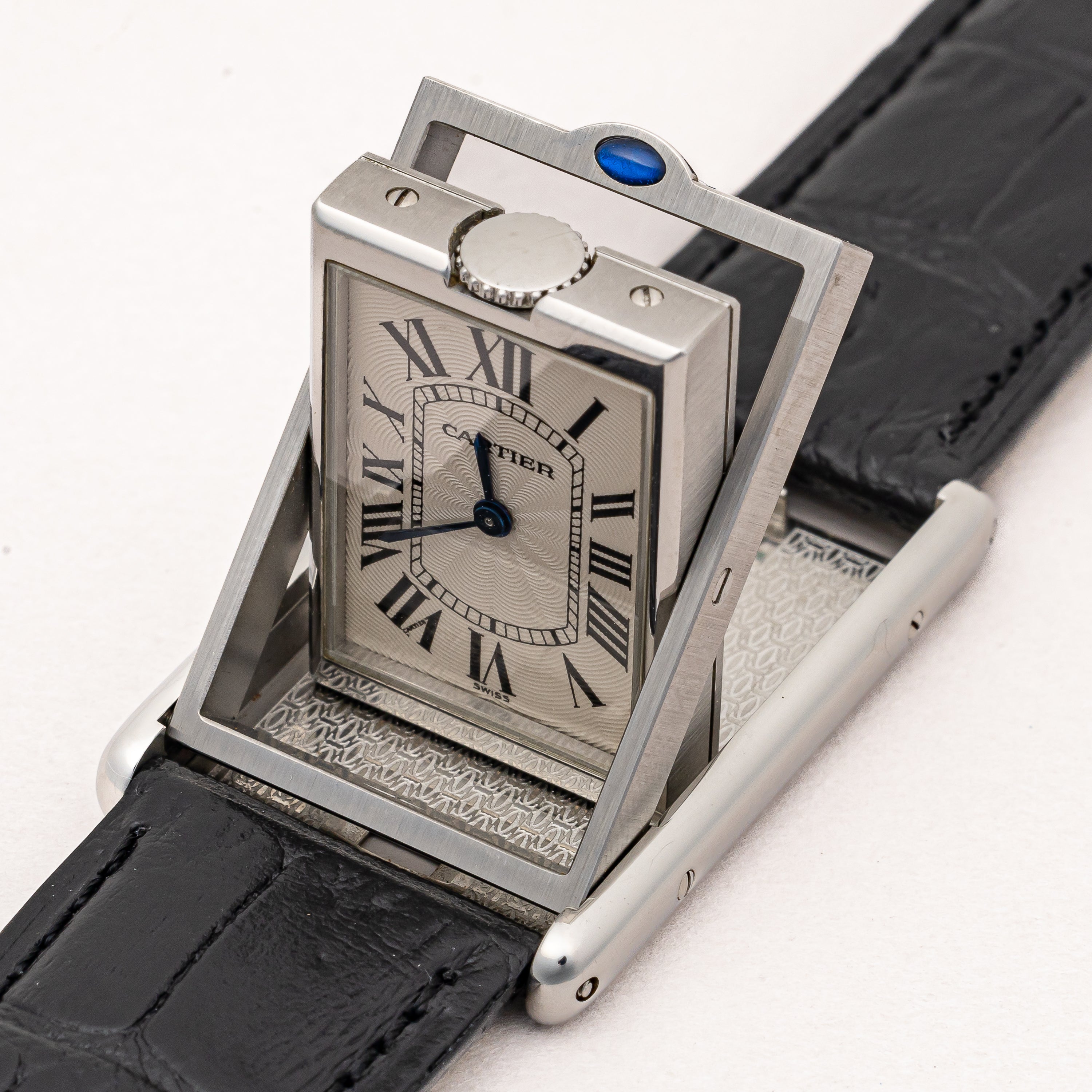 カルティエ タンク バスキュラント 1990年代製 Ref.W1011358 LMサイズ 純正尾錠付き