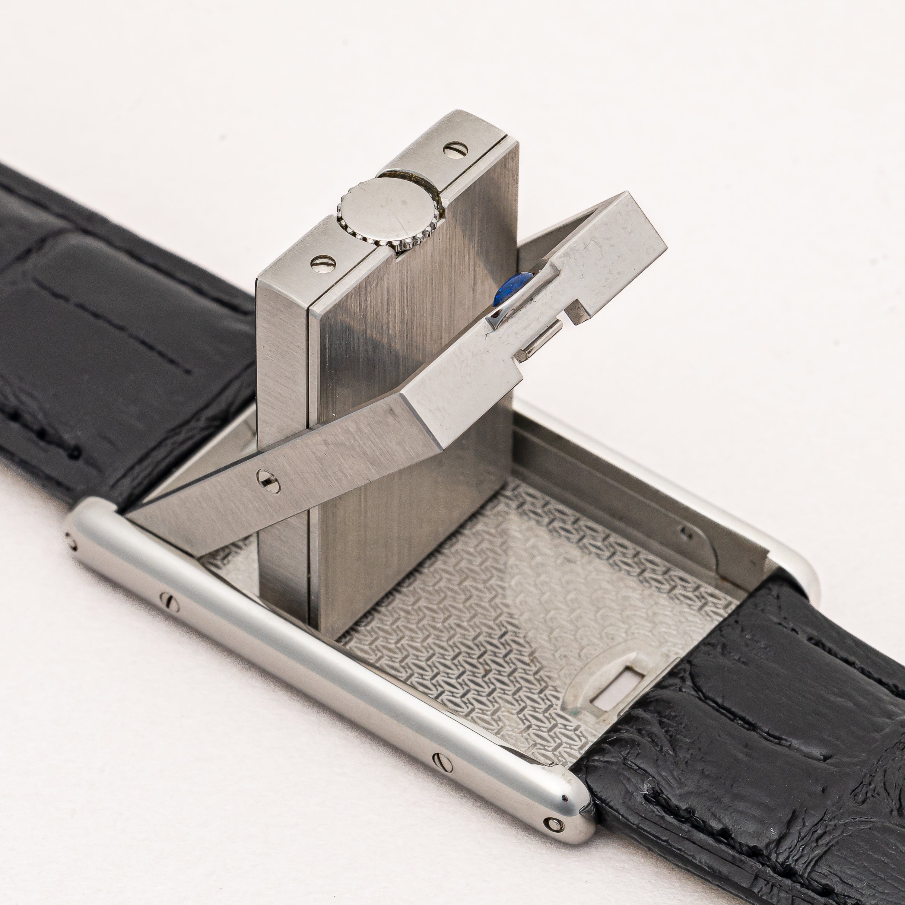 カルティエ タンク バスキュラント 1990年代製 Ref.W1011358 LMサイズ 純正尾錠付き