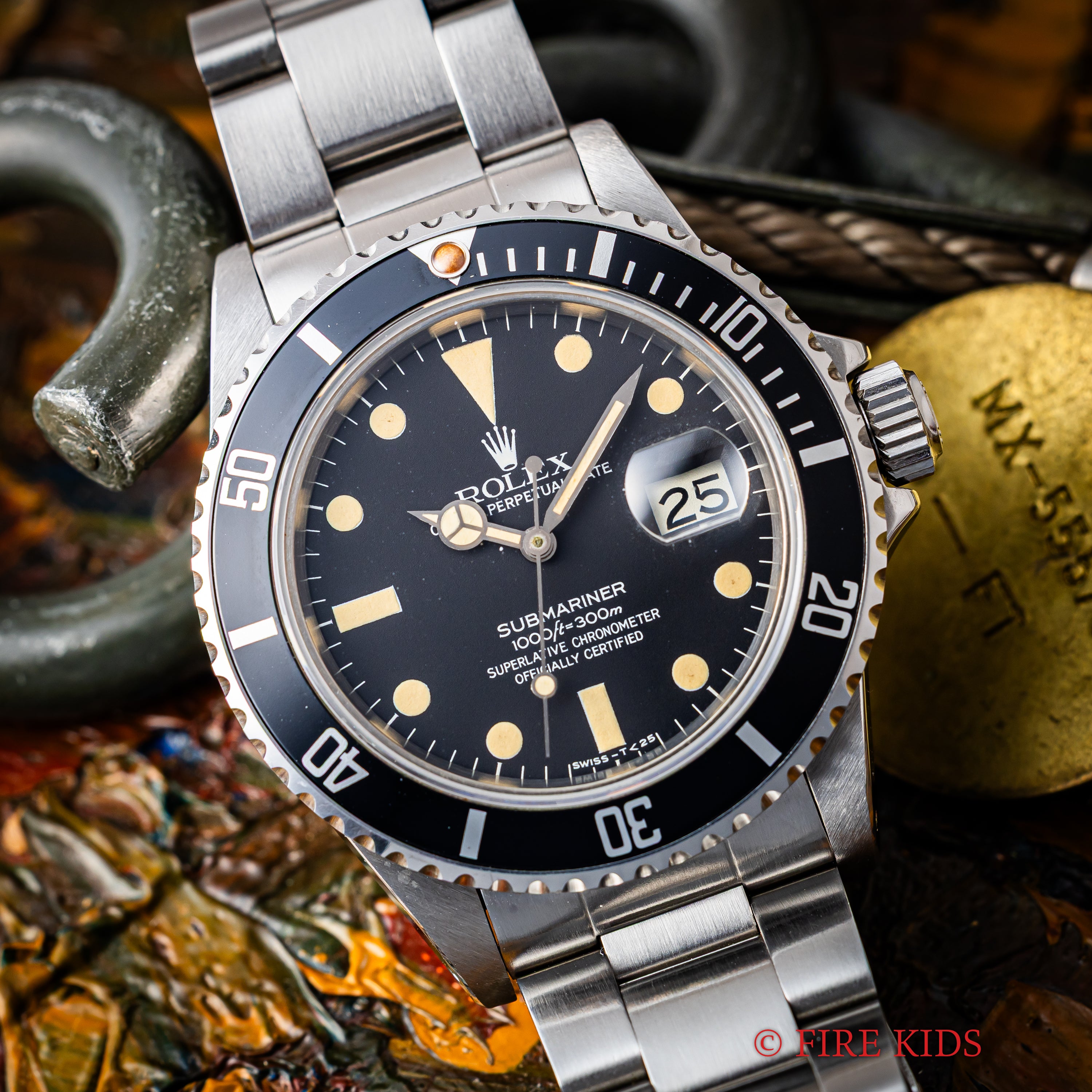 ロレックス サブマリーナー 1981年製 Ref.16800 フチなし夜光 箱・クロノメーター証付