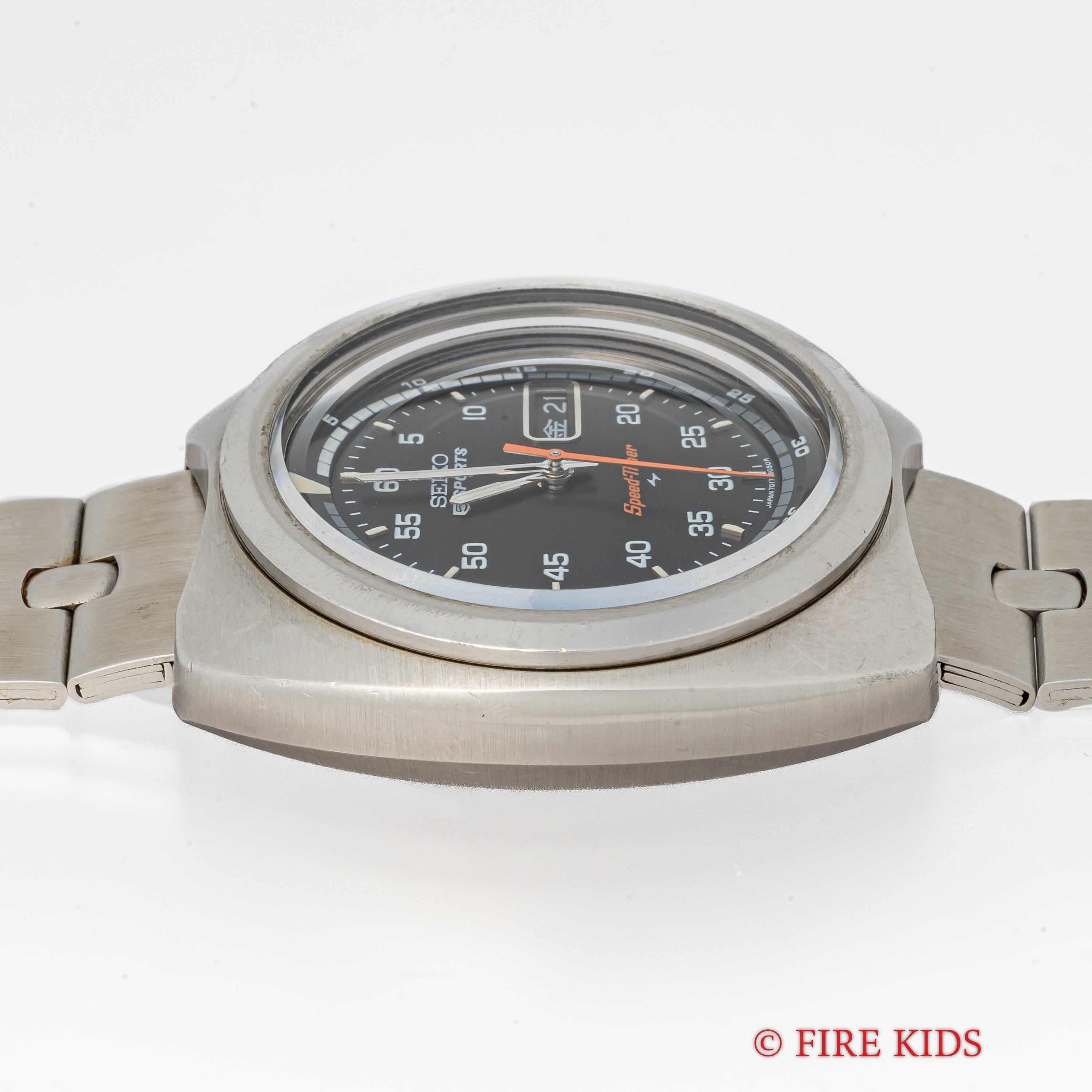 セイコー 5スポーツ スピードタイマー 1971年製 Ref.7017-6040 自動巻クロノグラフ 純正ブレス