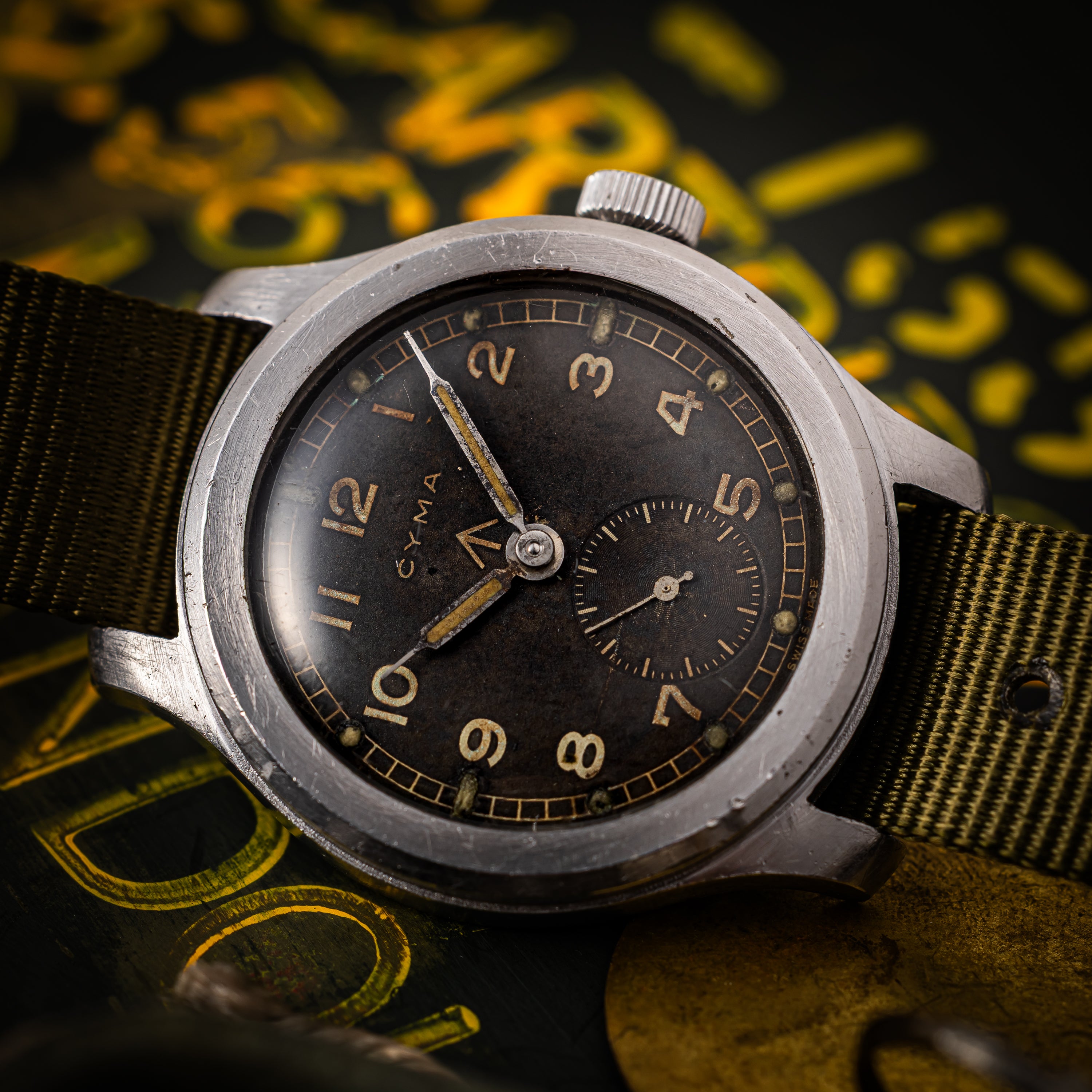 シーマ イギリス軍用時計 ダーティーダース 1940年代製 WWⅡ