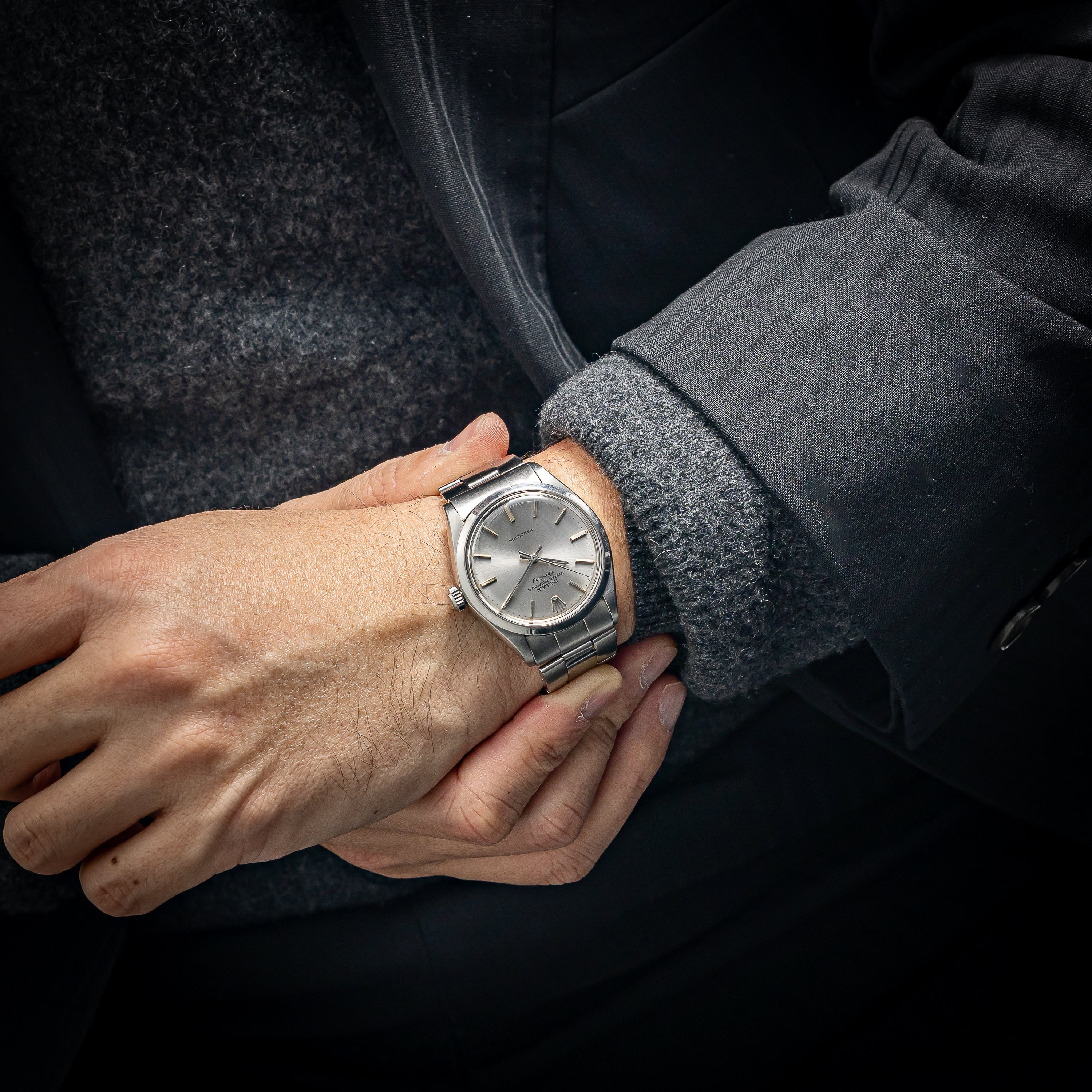 ロレックス エアキング 1974年製 Ref.5500 シルバーダイヤル