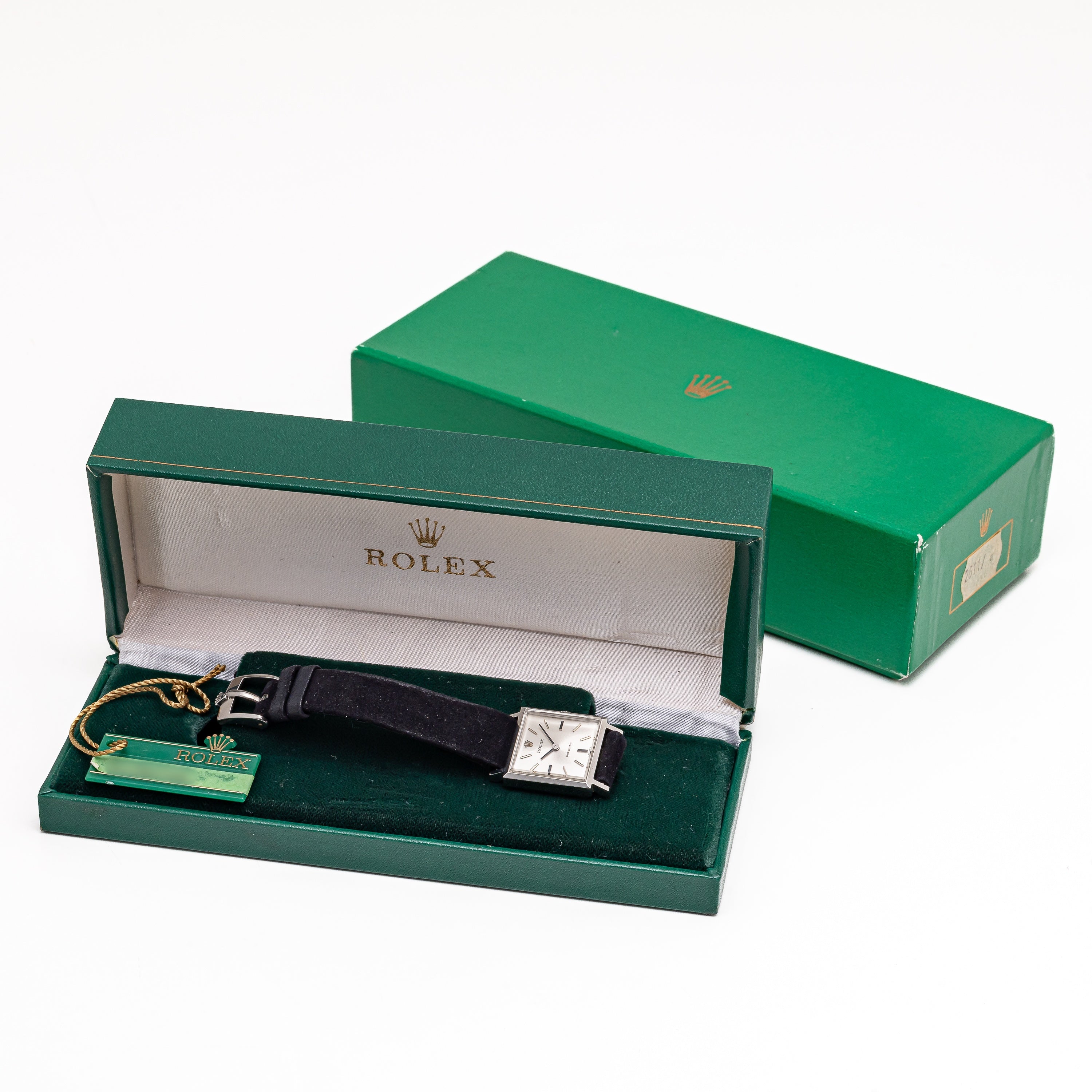 ロレックス レディース 1974年製 Ref.2611 スクエアケース 手巻き 箱、タグ付き美品