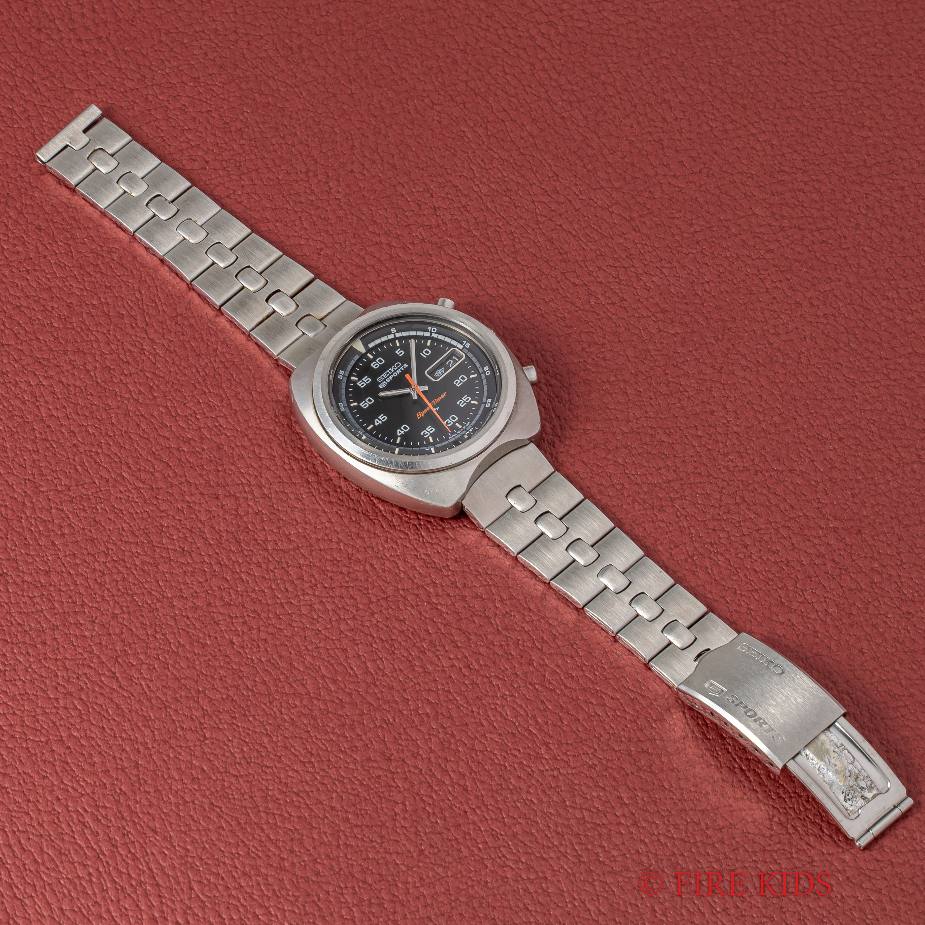 セイコー 5スポーツ スピードタイマー 1971年製 Ref.7017-6040 自動巻クロノグラフ 純正ブレス