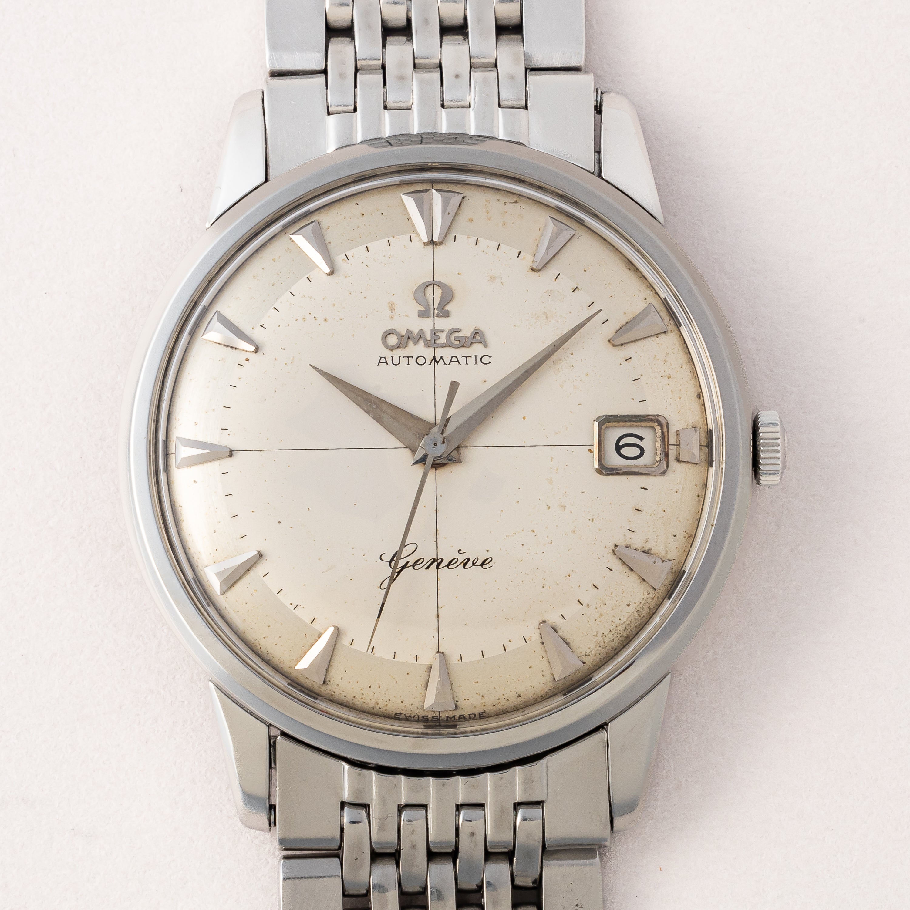 オメガ ジュネーブ 1959年製 Ref.14703 2 SC クロスライン