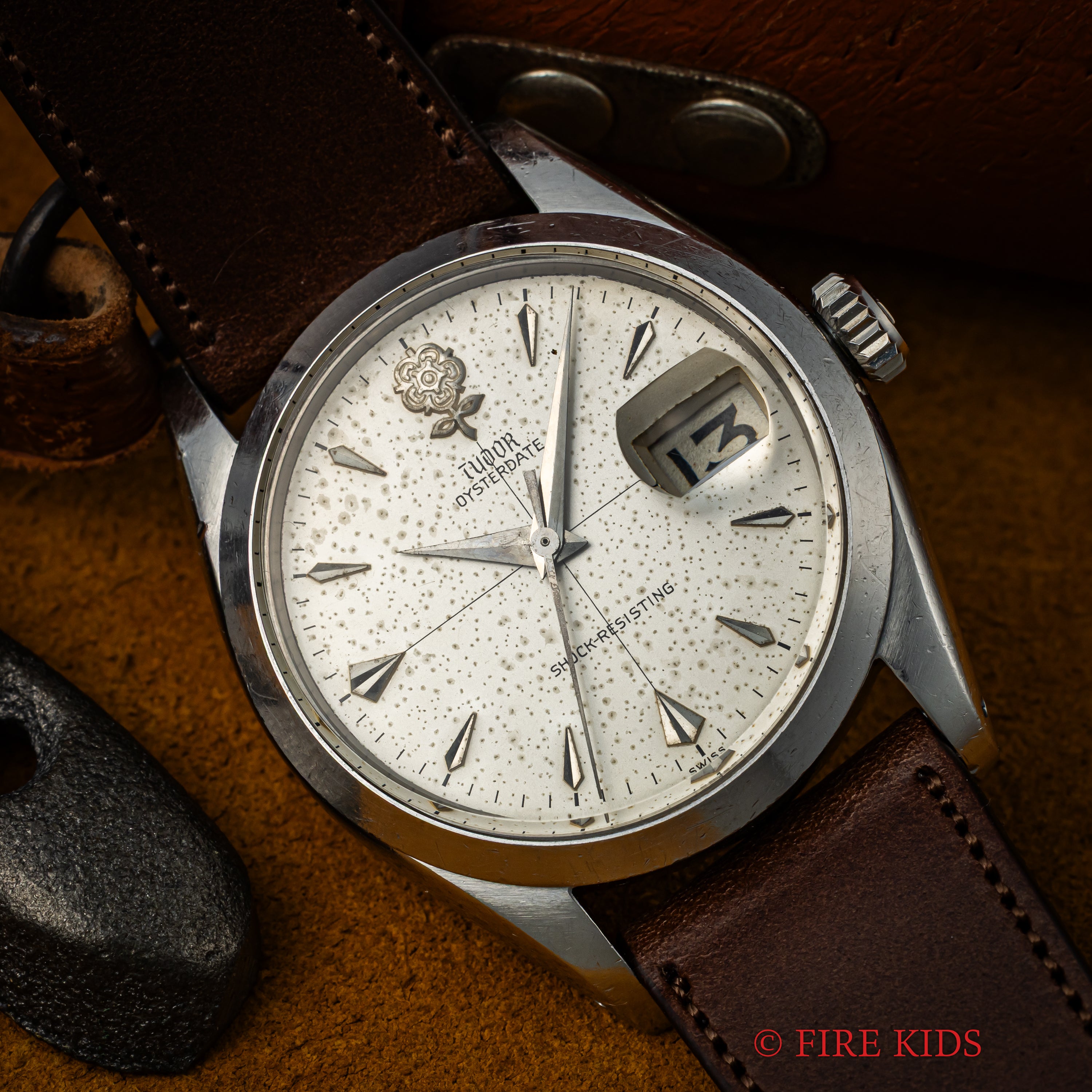 チューダー デカバラ クロスライン オイスターデイト 1960年製(昭和35年製)Ref.7939 手巻 王冠リューズ