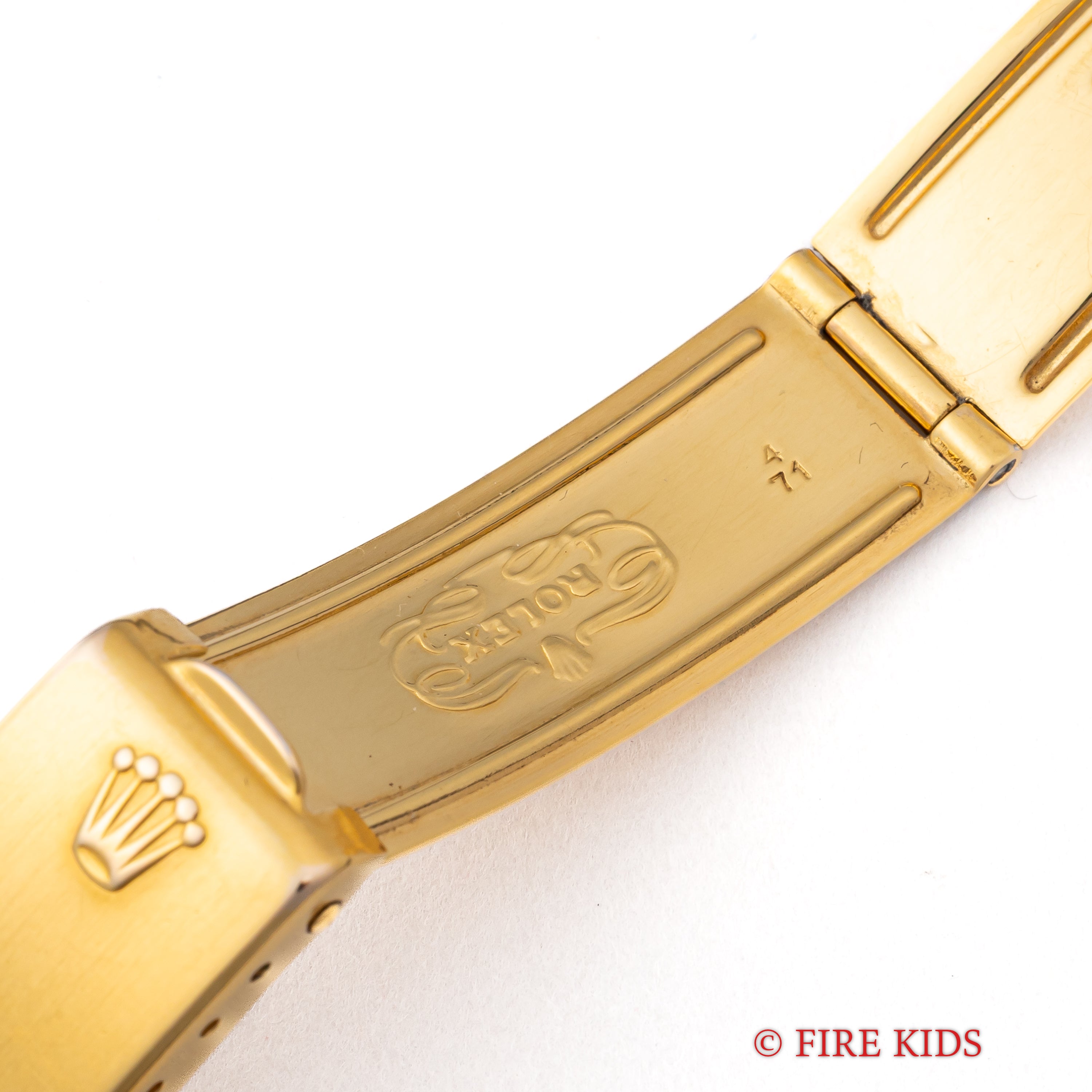 ロレックス 1970年製 オイスターパーペチュアルデイト Ref.1550 金張りケース Cal.1570 純正ブレス付き