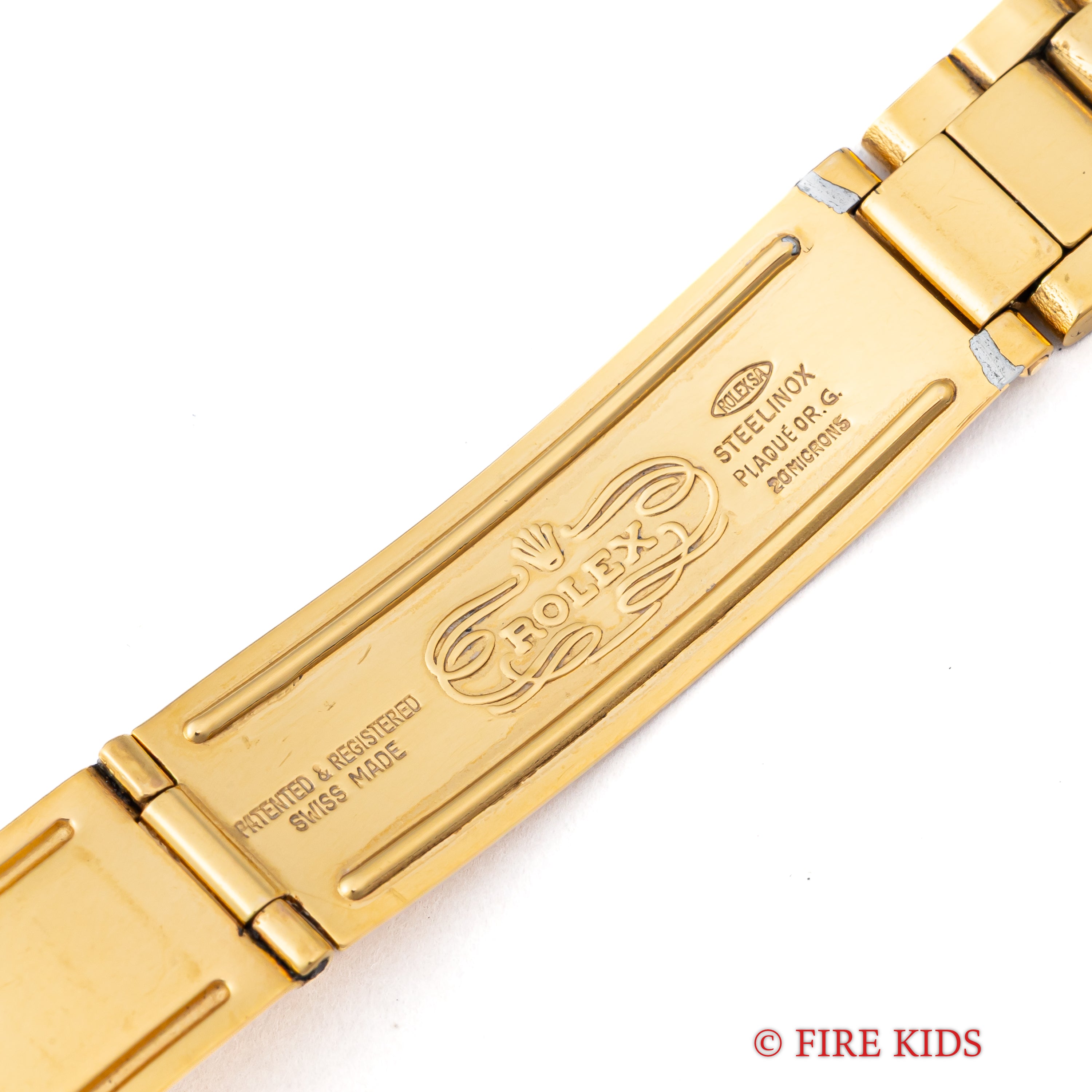 ロレックス 1970年製 オイスターパーペチュアルデイト Ref.1550 金張りケース Cal.1570 純正ブレス付き