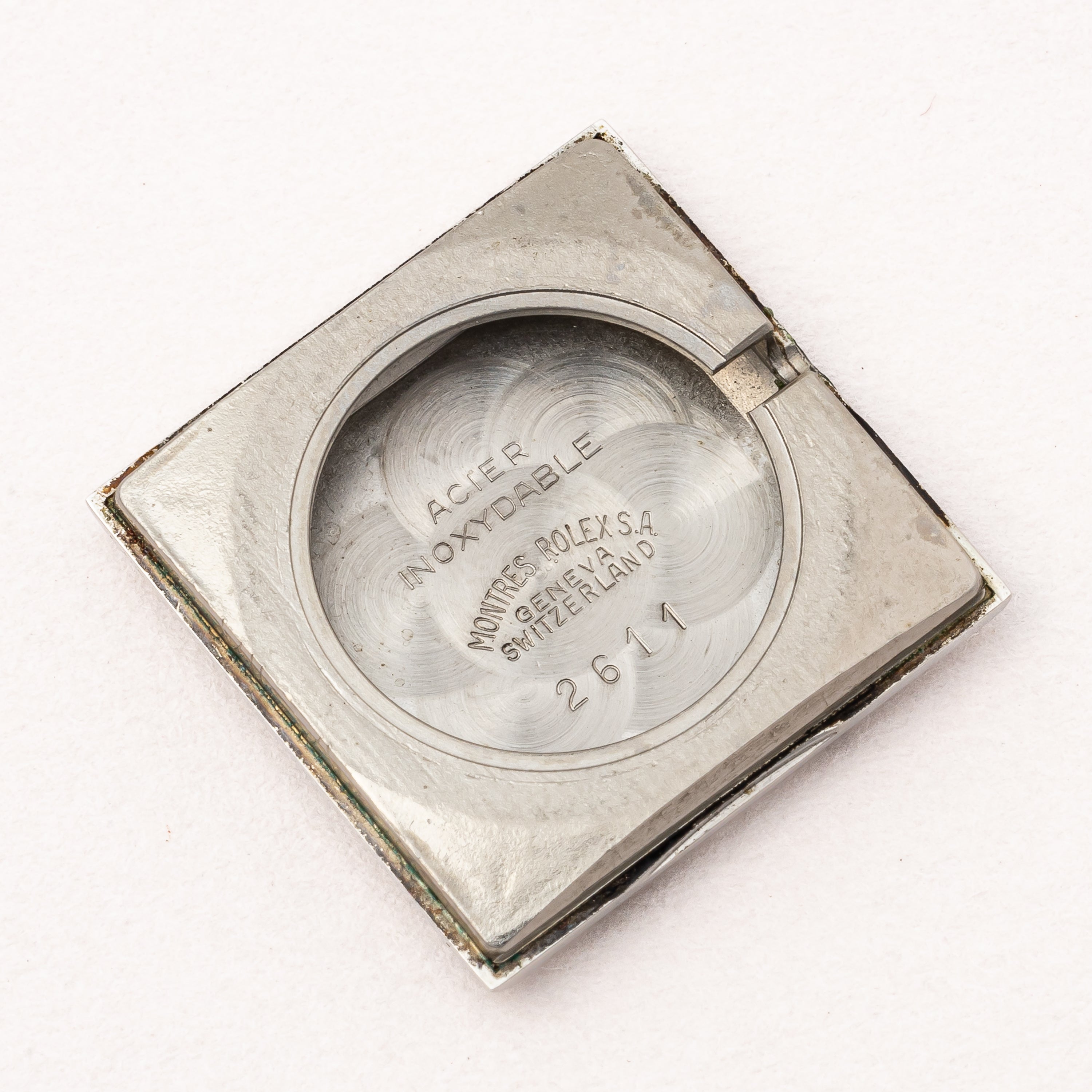 ロレックス レディース 1974年製 Ref.2611 スクエアケース 手巻き 箱、タグ付き美品