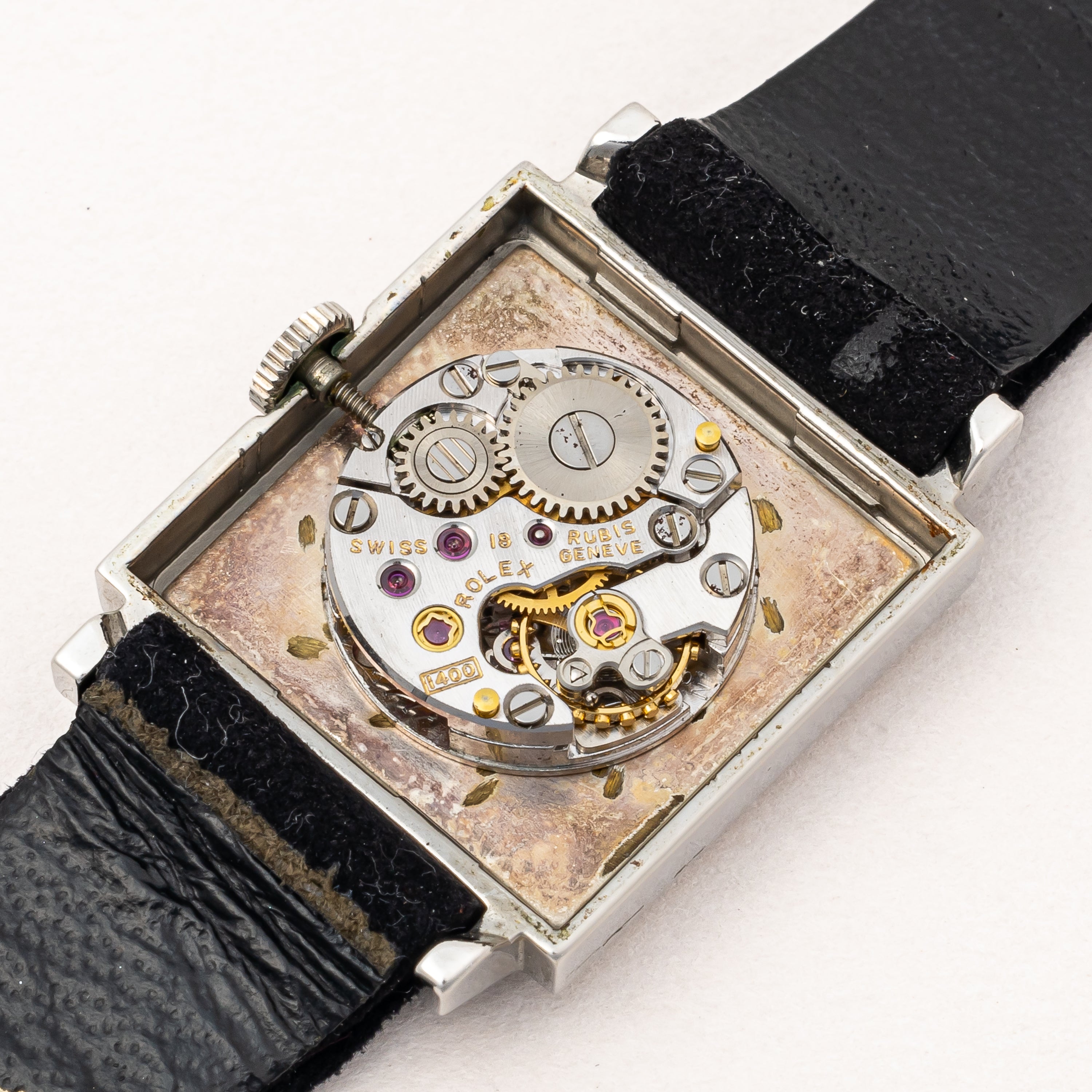 ロレックス レディース 1974年製 Ref.2611 スクエアケース 手巻き 箱、タグ付き美品