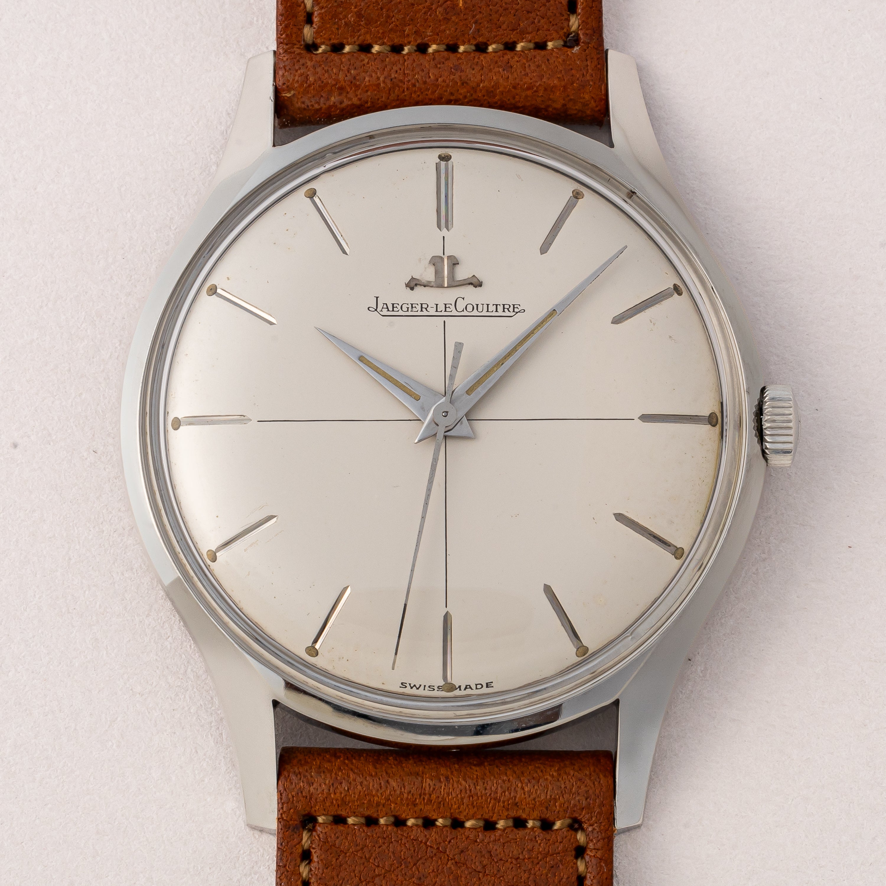 ジャガー・ルクルト ラウンドケース 1960年代製 Ref.E234 クロスライン