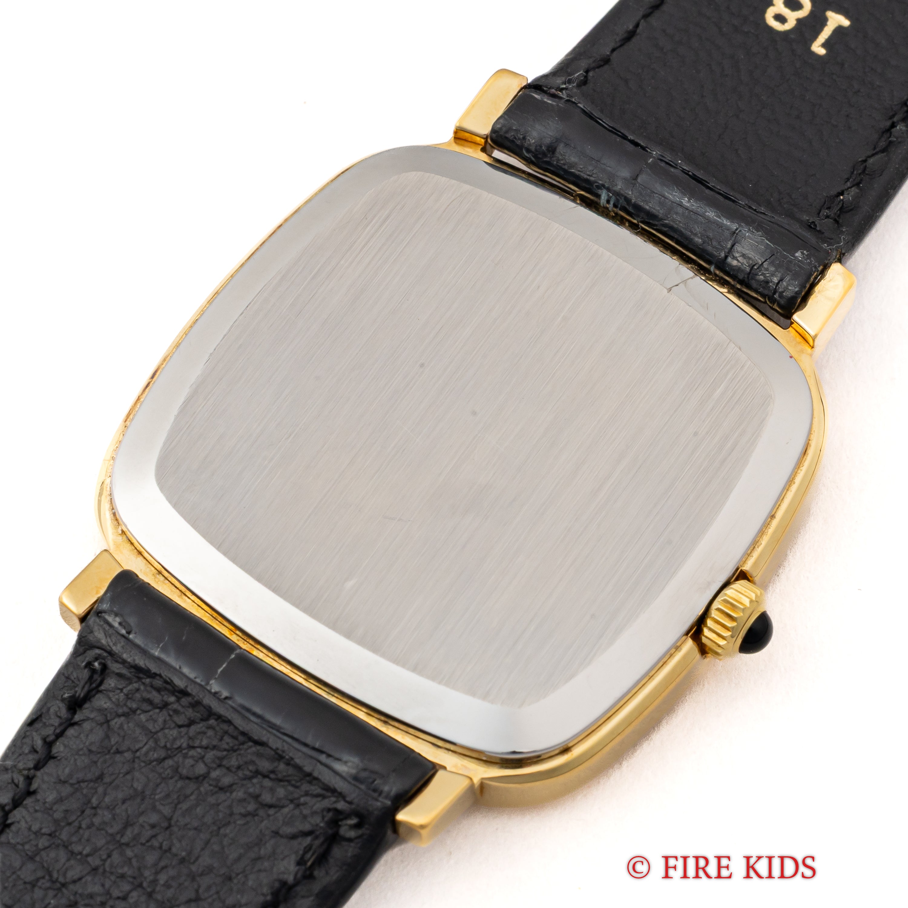 オメガ デ・ヴィル クッションケース 1979年製 シャンパンダイヤル 金張り 純正尾錠付き 手巻き