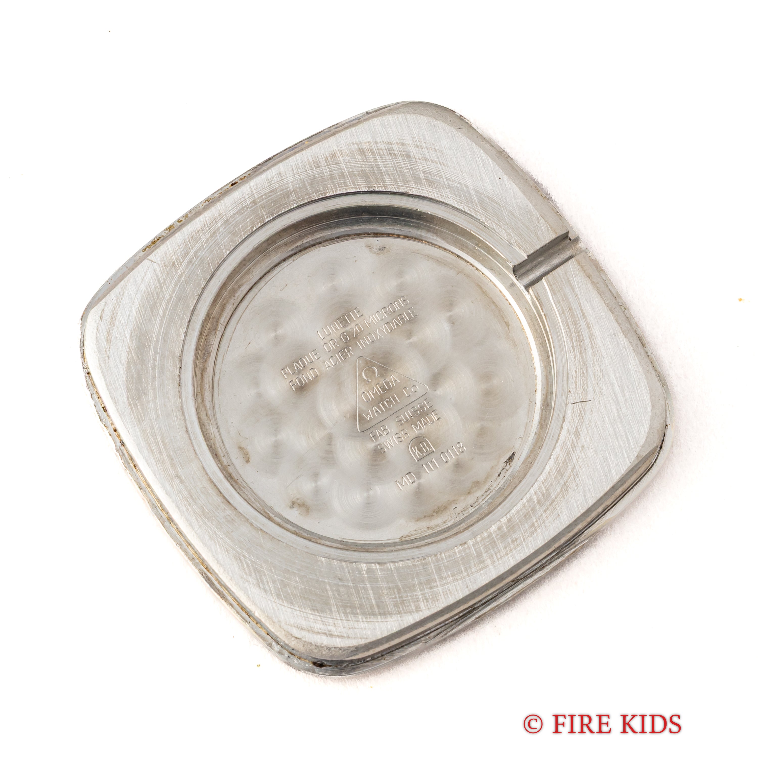 オメガ デ・ヴィル クッションケース 1979年製 シャンパンダイヤル 金張り 純正尾錠付き 手巻き