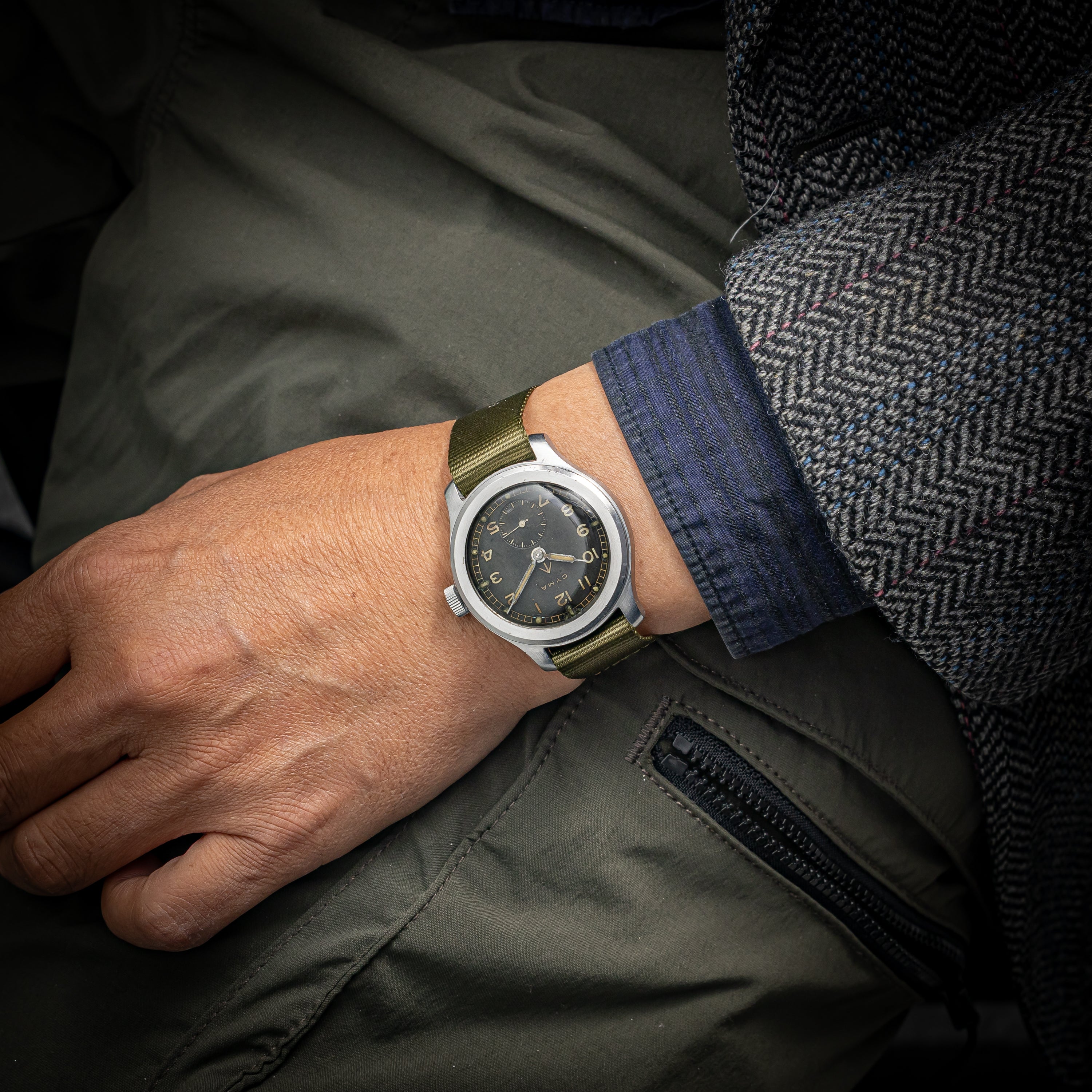 シーマ イギリス軍用時計 ダーティーダース 1940年代製 WWⅡ