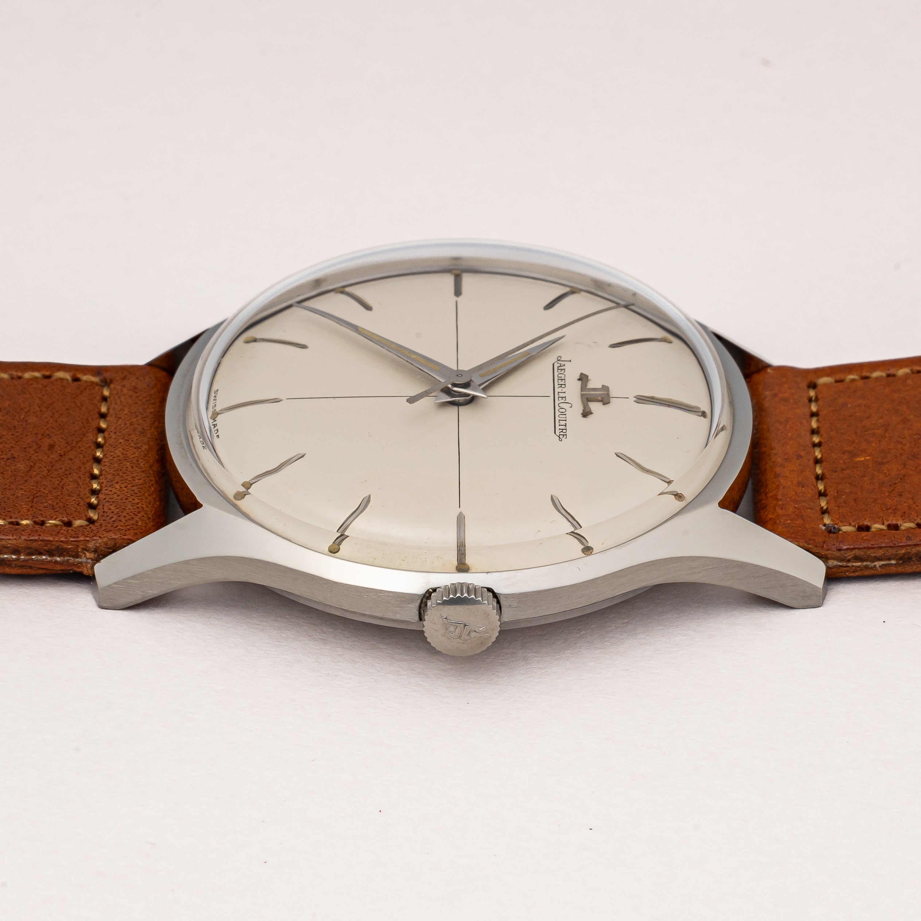 ジャガー・ルクルト ラウンドケース 1960年代製 Ref.E234 クロスライン