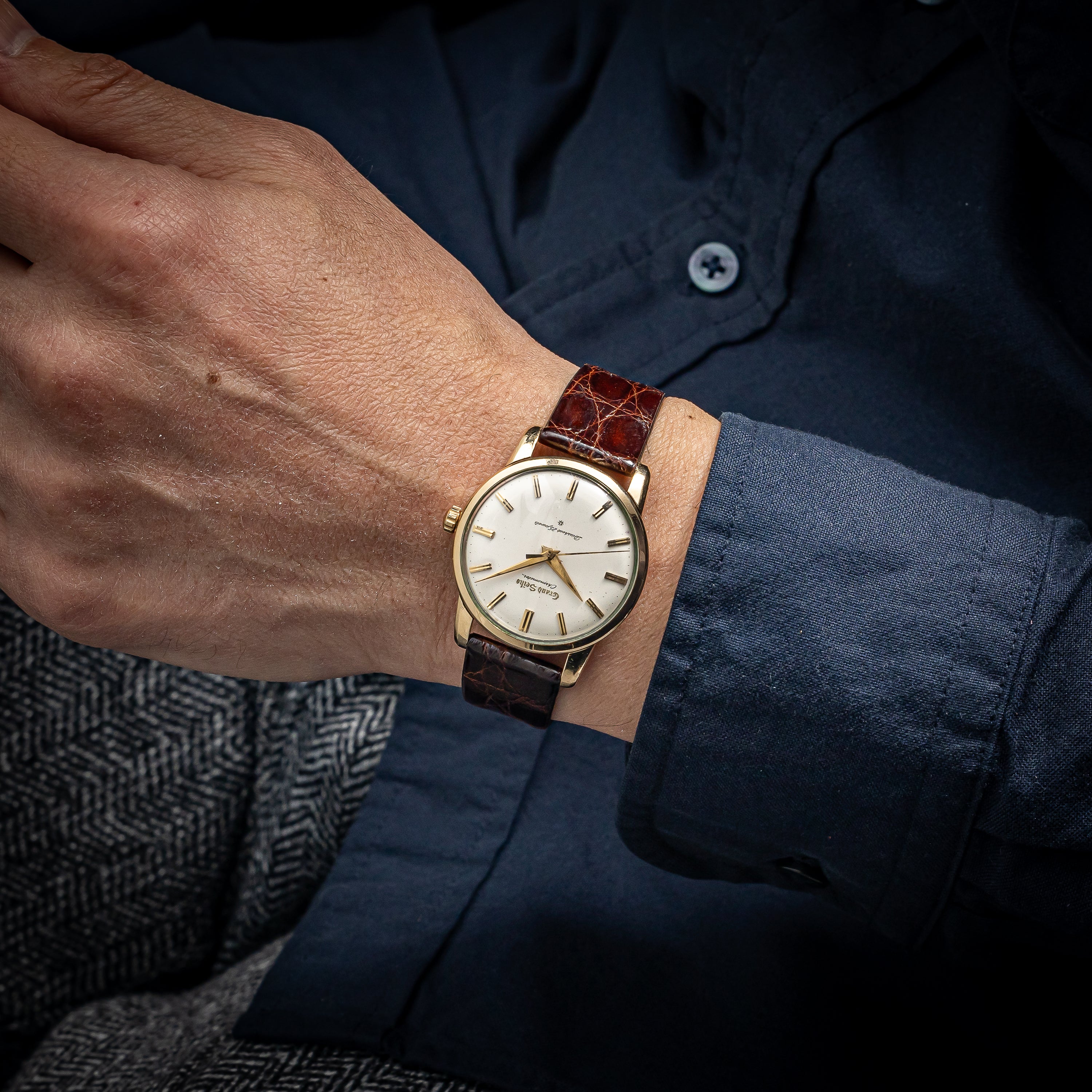 グランドセイコー ファーストモデル 1963年製 Ref.J14070 GS アップライトダイヤル